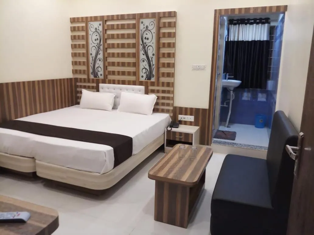 Bed in HOTEL R K RESIDENCY MUZAFFARPUR