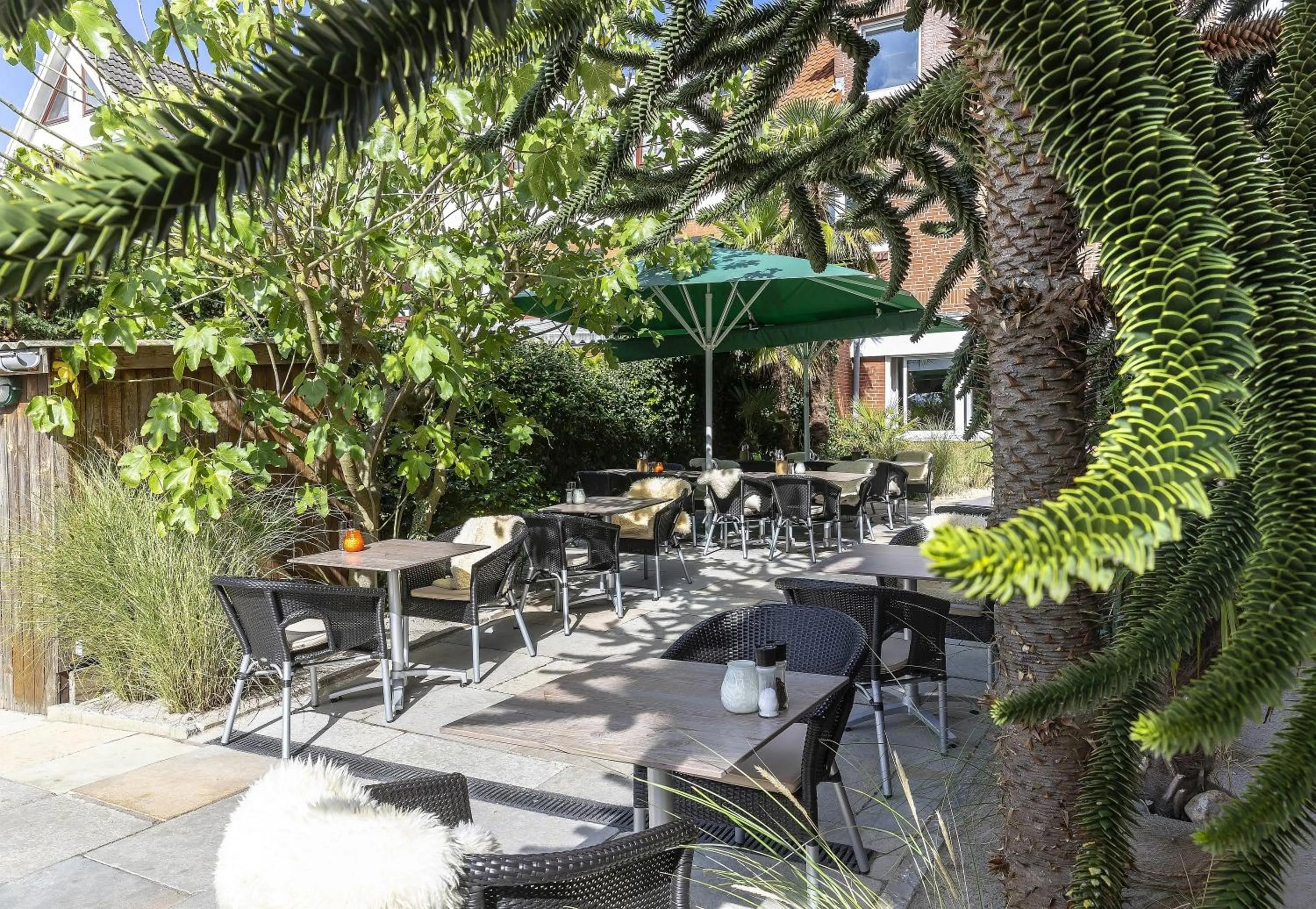 Patio in Beach Hotel California