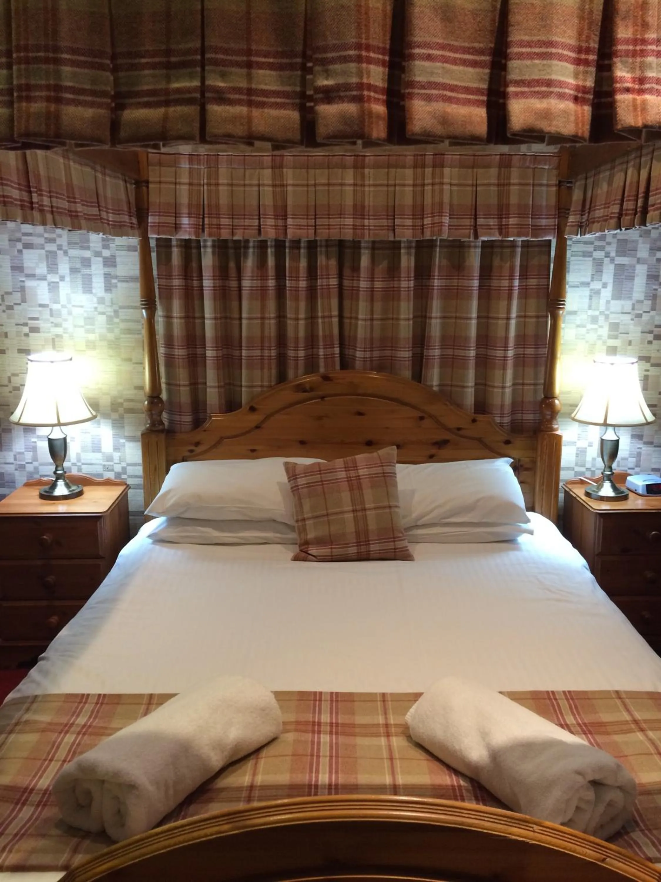 Bed in The Panmure Arms Hotel