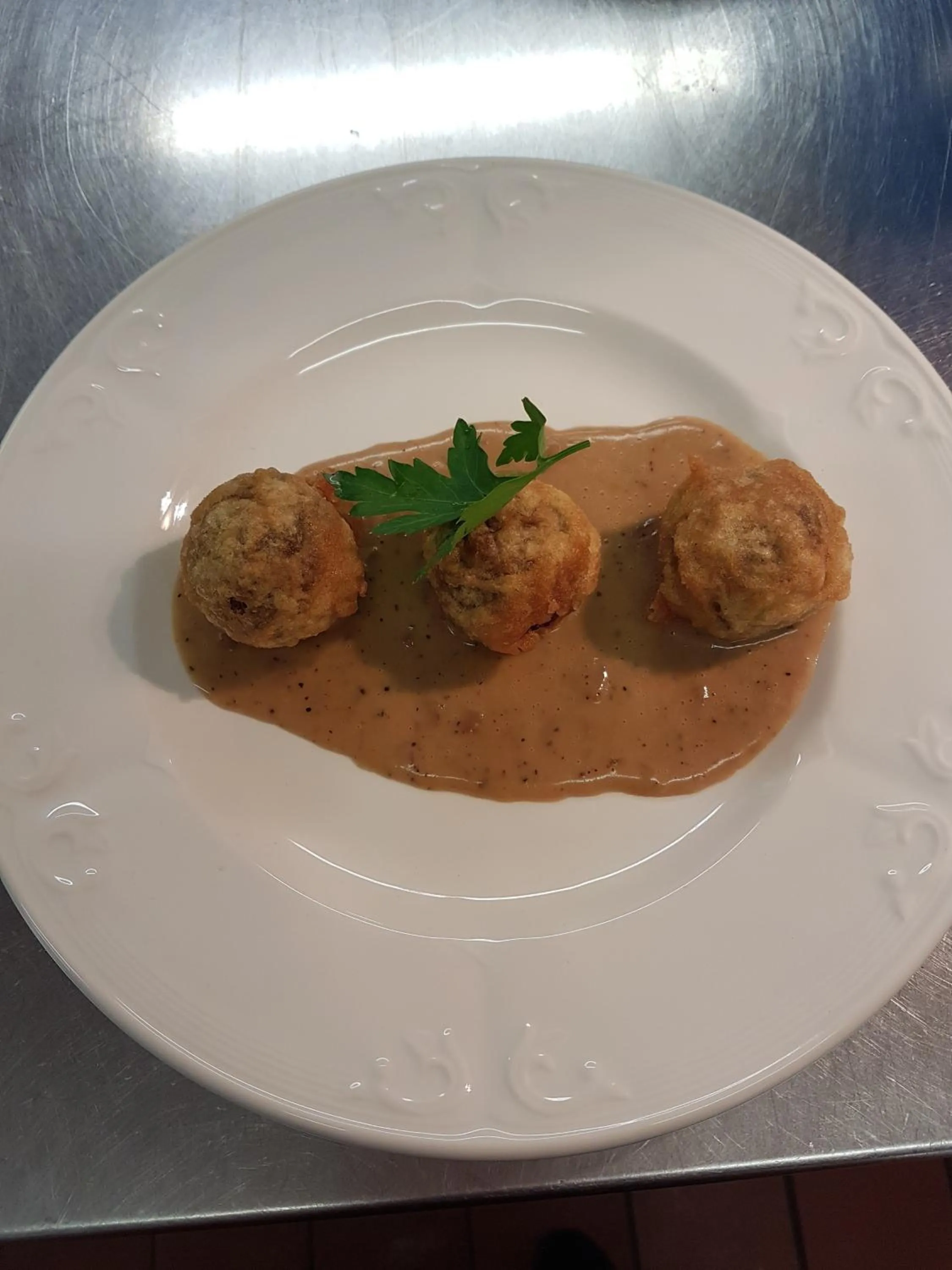 Food close-up in The Panmure Arms Hotel