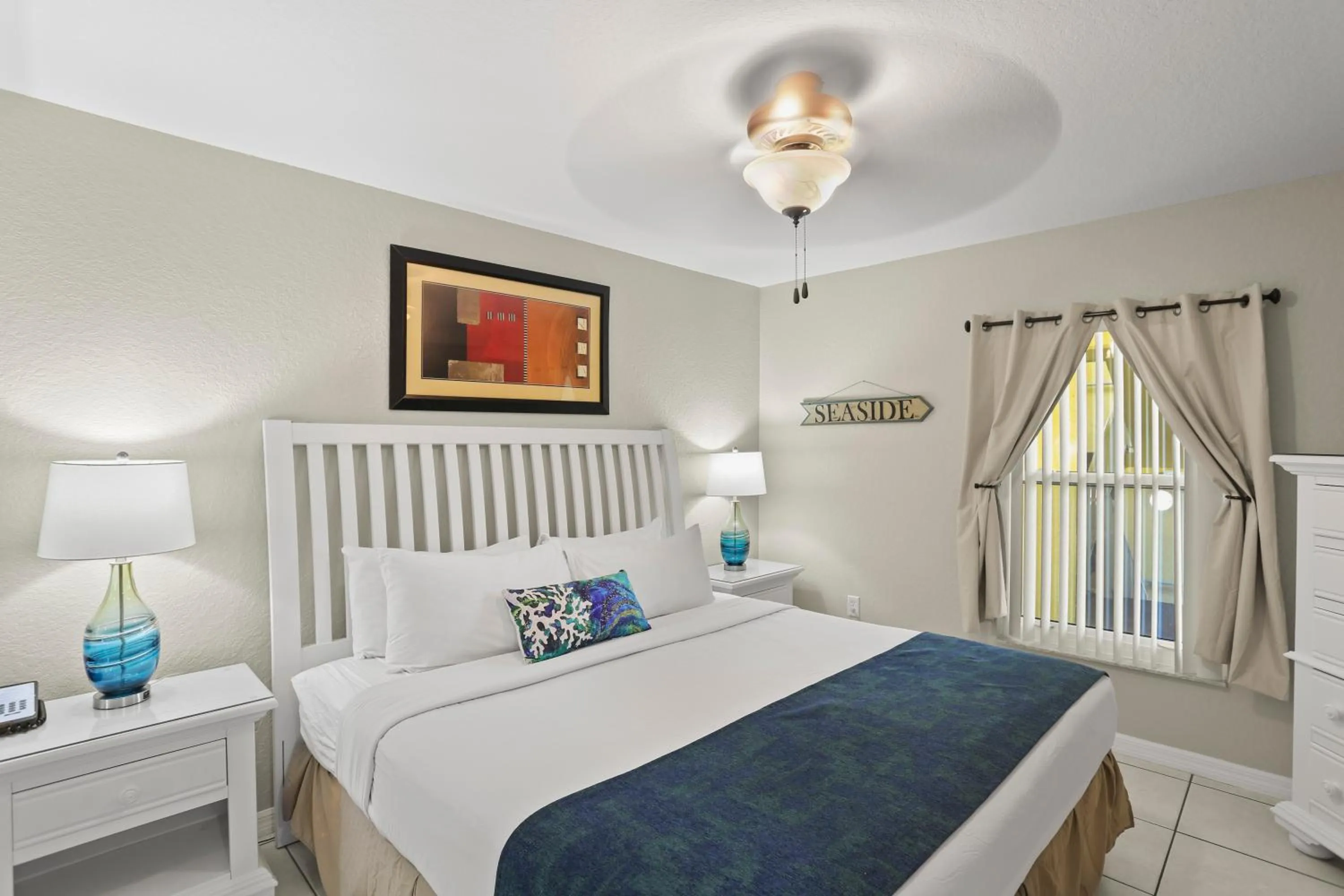 Bed in South Beach Condo Hotel by Travel Resort Services, Inc.