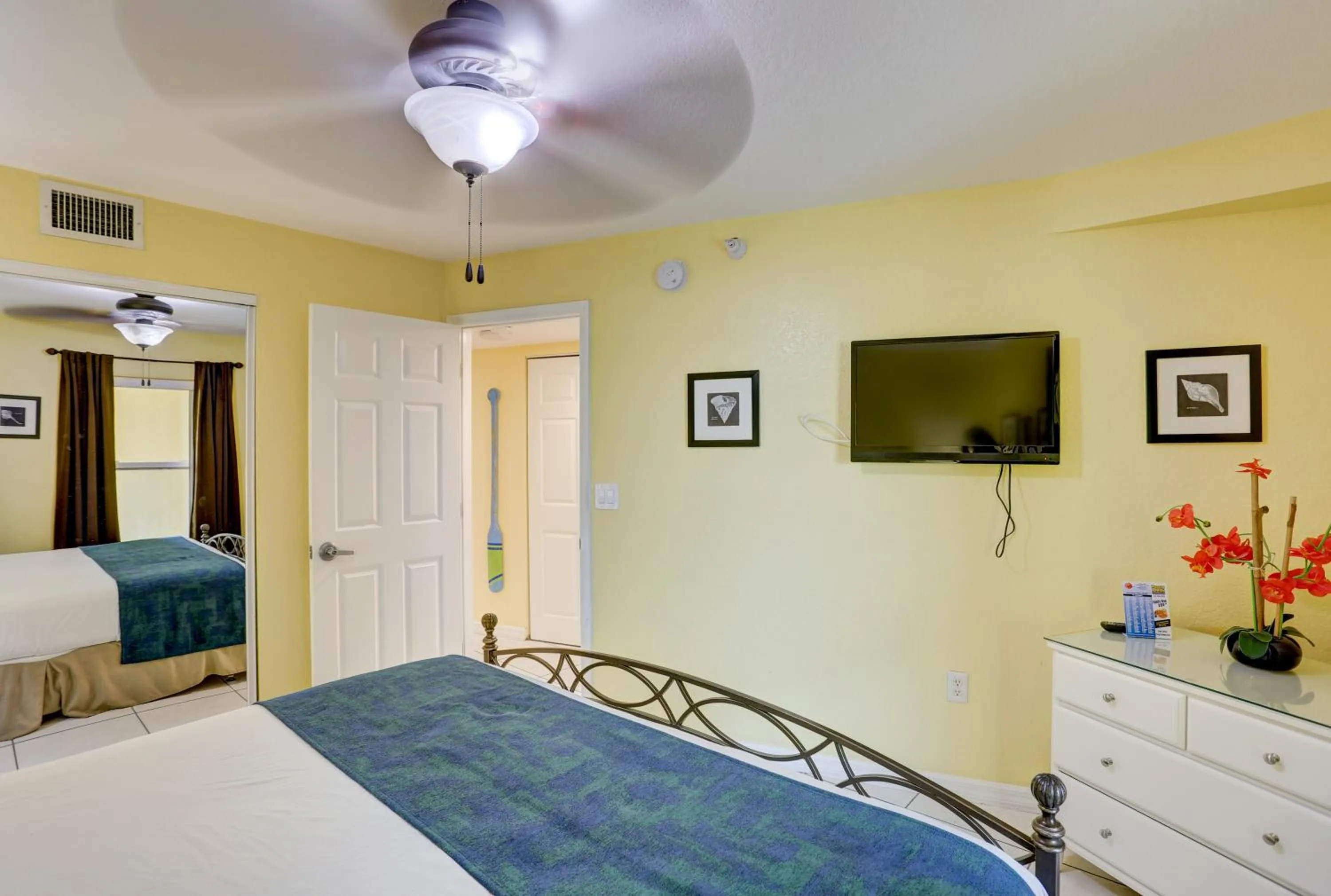 Bed in South Beach Condo Hotel by Travel Resort Services, Inc.