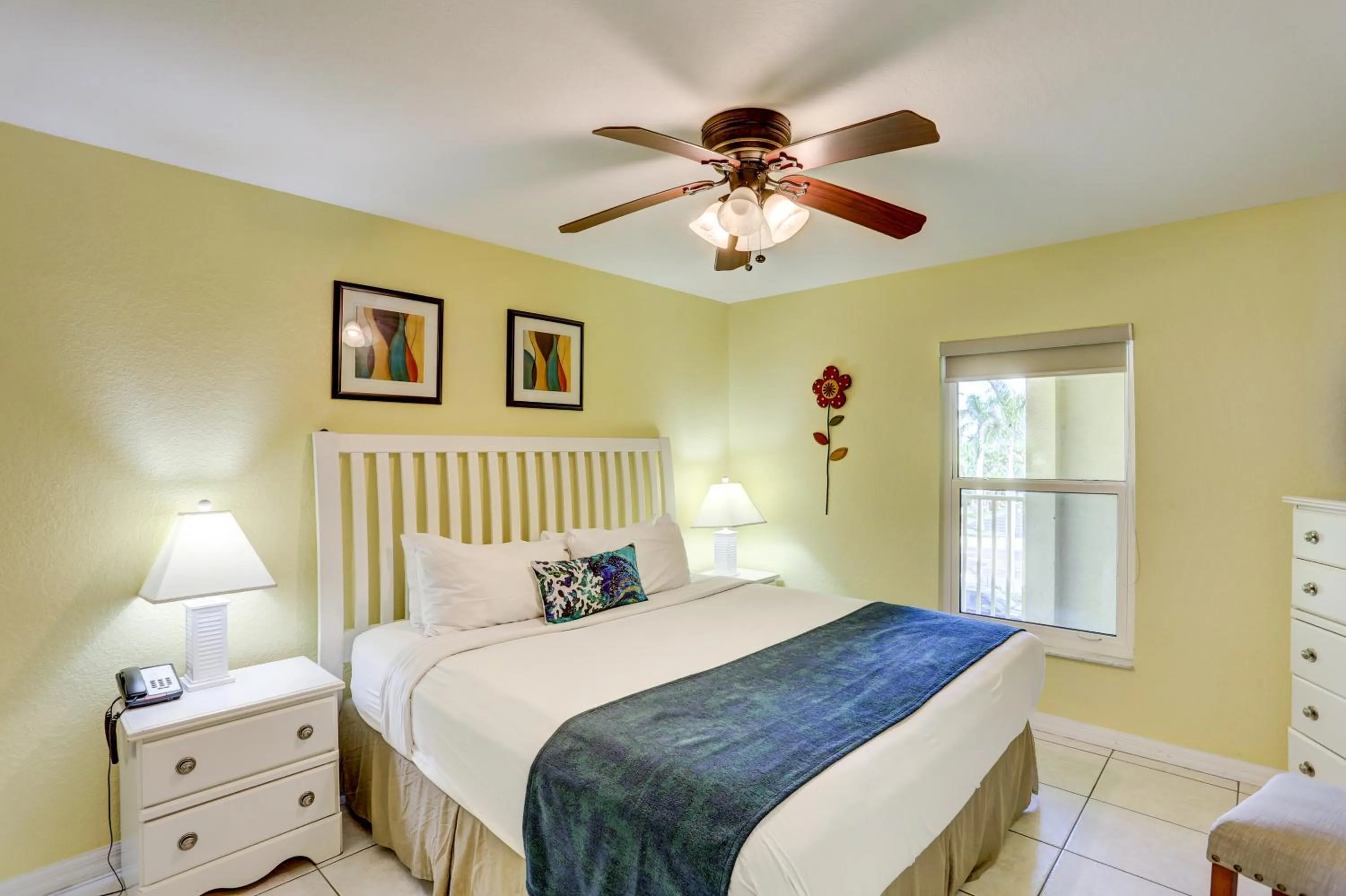 Bed in South Beach Condo Hotel by Travel Resort Services, Inc.