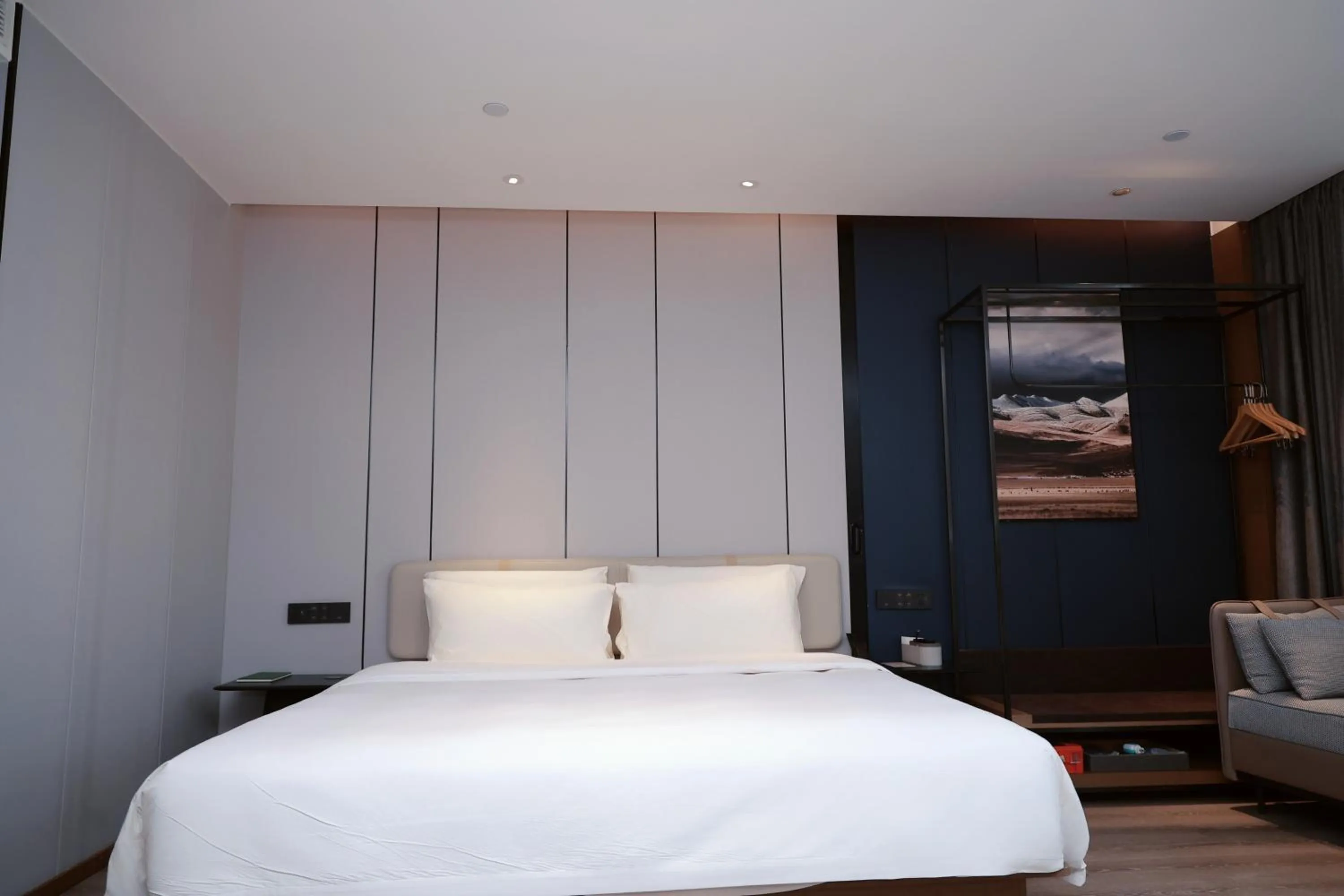 Bed in Atour Hotel Jinan Huashan Huanyu Max