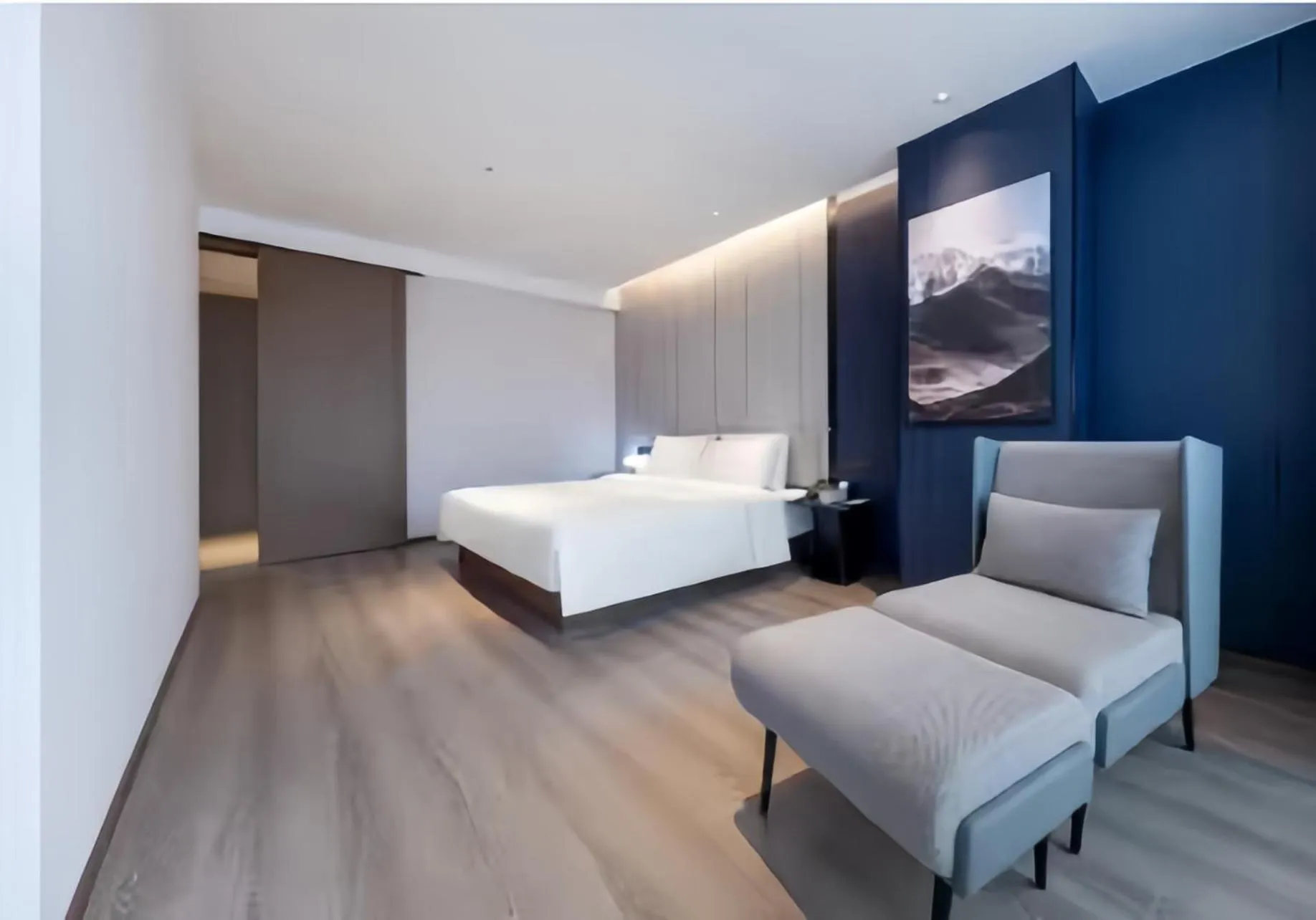 Bed in Atour Hotel Jinan Huashan Huanyu Max