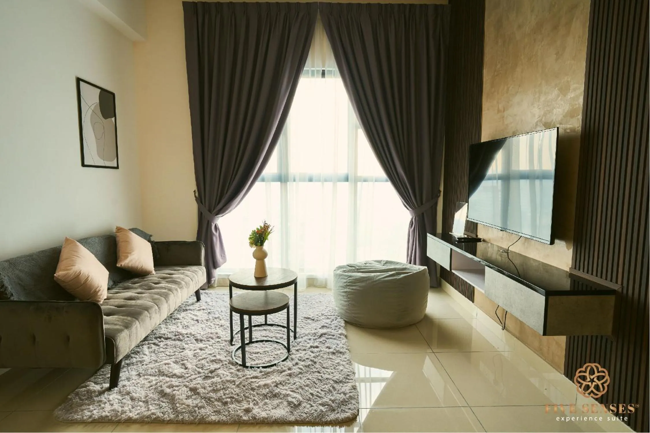 Living room in Trion One Suites Kuala Lumpur by Five Senses