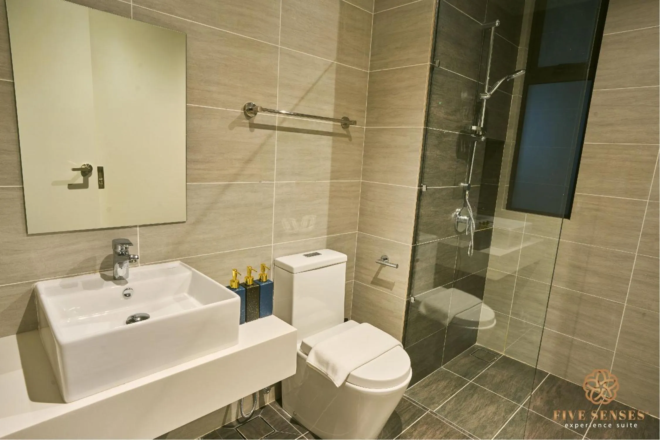 Shower in Trion One Suites Kuala Lumpur by Five Senses