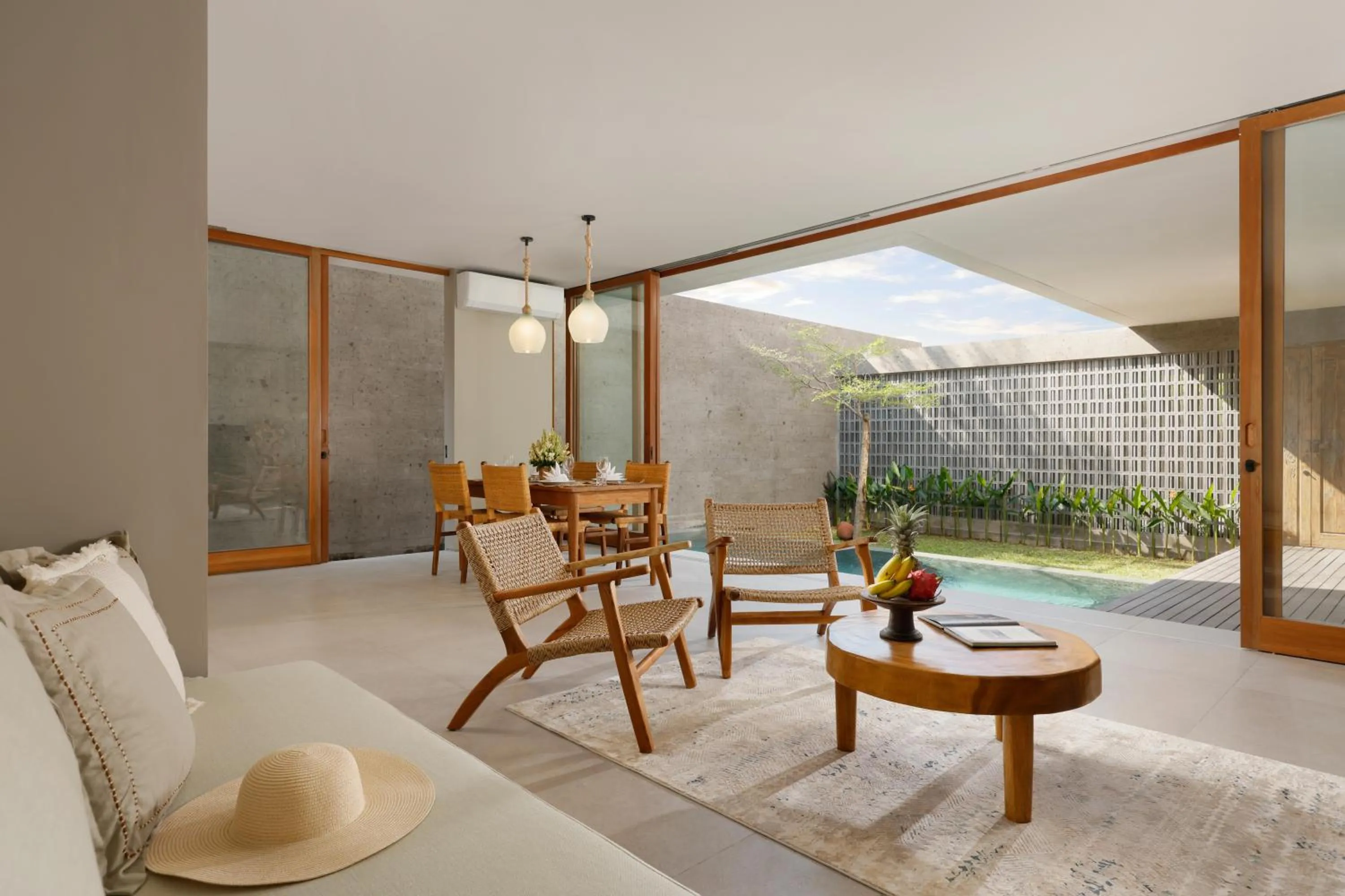 Living room in Pulang Villas Private Pool, Pererenan