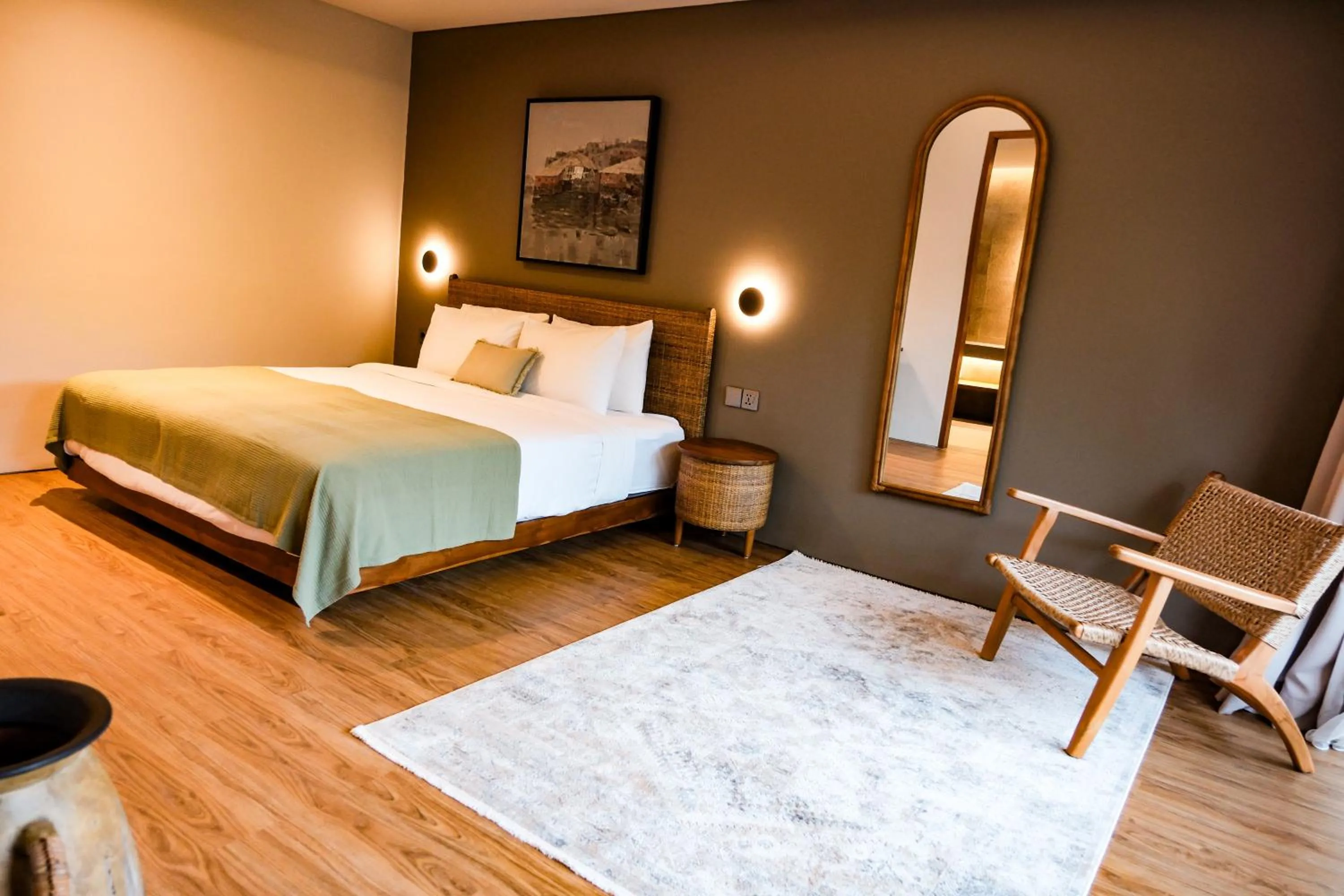 Bed in Pulang Villas Private Pool, Pererenan