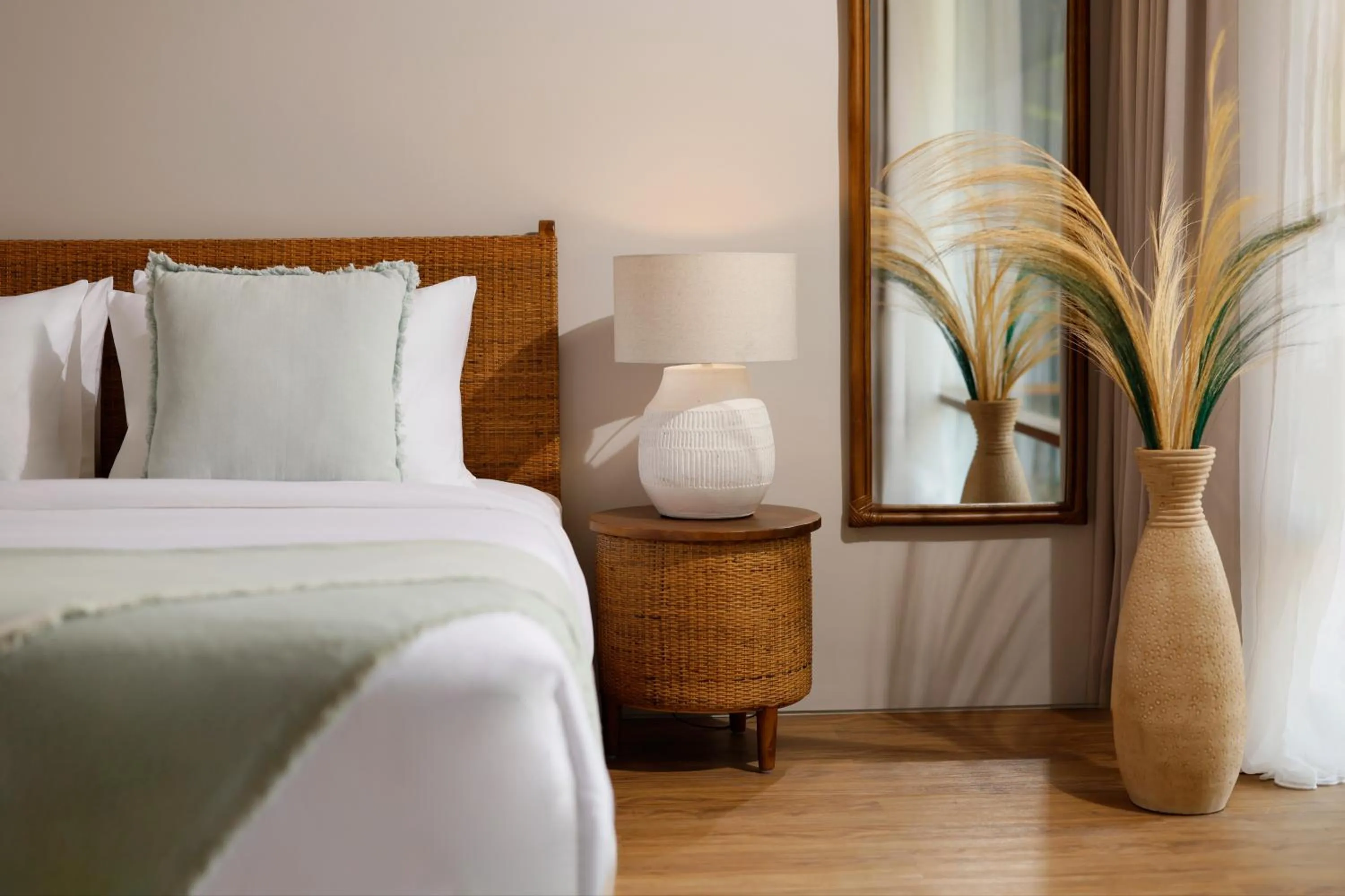 Bedroom, Bed in Pulang Villas Private Pool, Pererenan