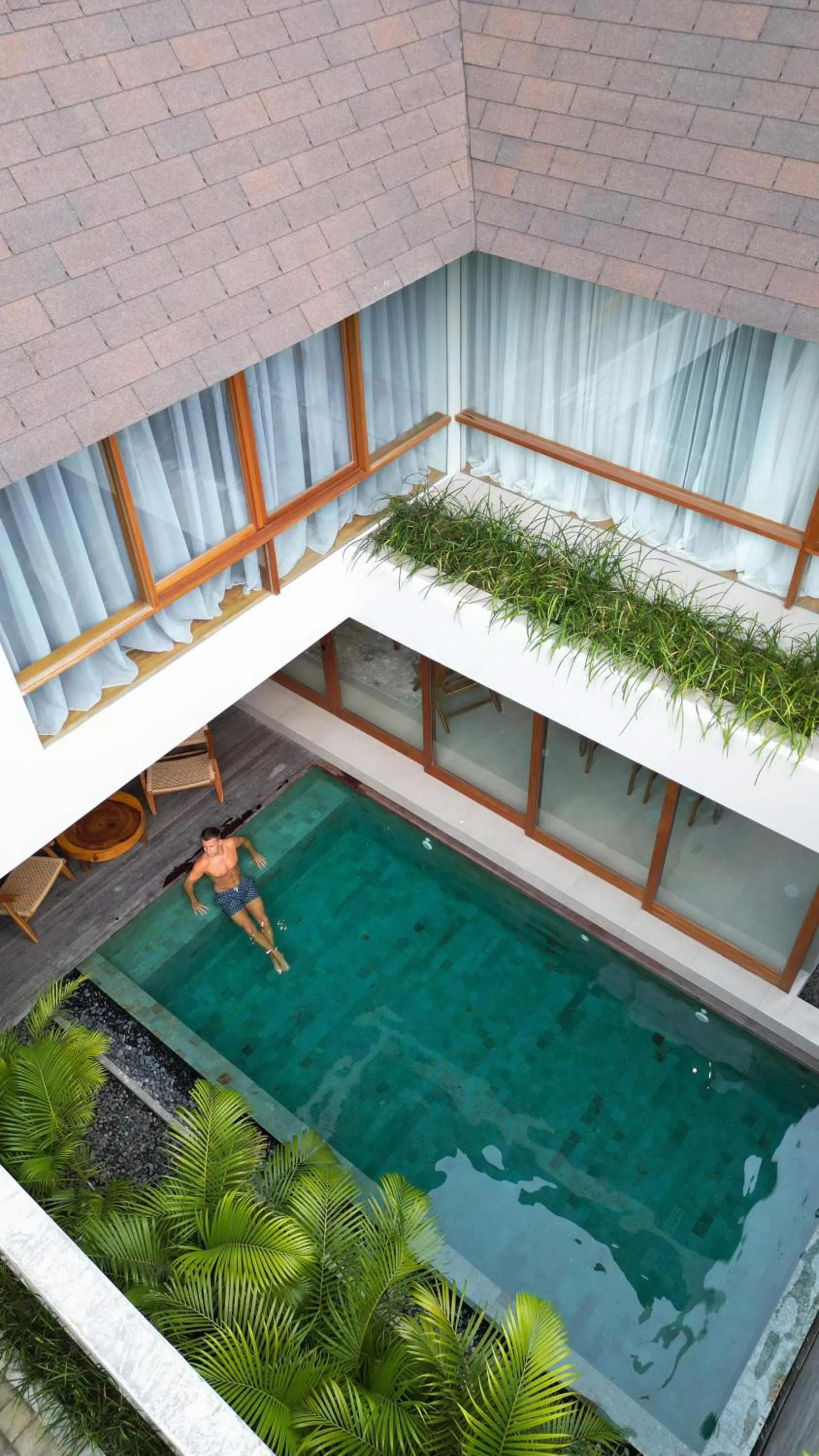 Pool view in Pulang Villas Private Pool, Pererenan