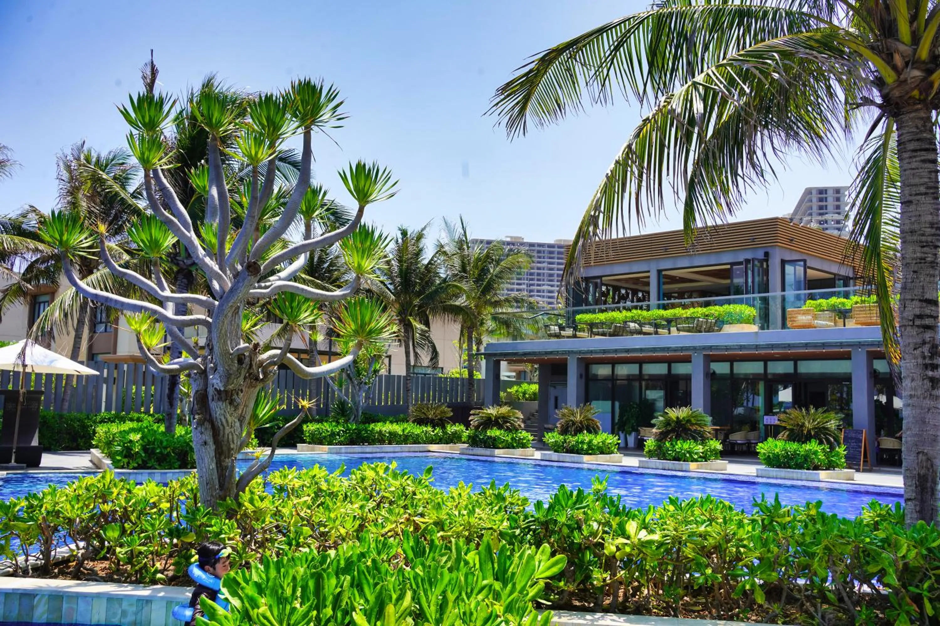 Swimming pool in Seascape Villas In Long Beach Cam Ranh