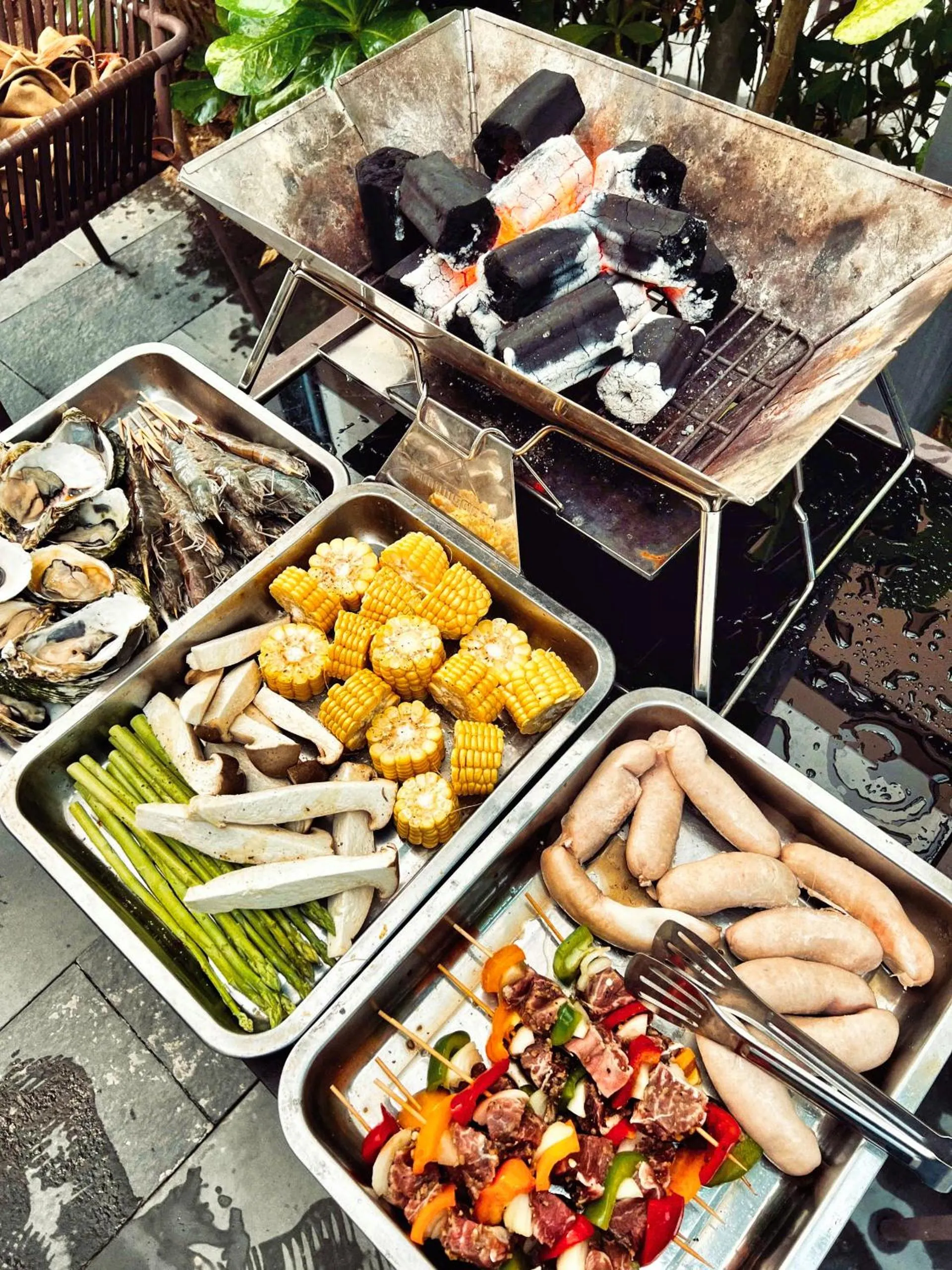 BBQ facilities in Seascape Villas In Long Beach Cam Ranh