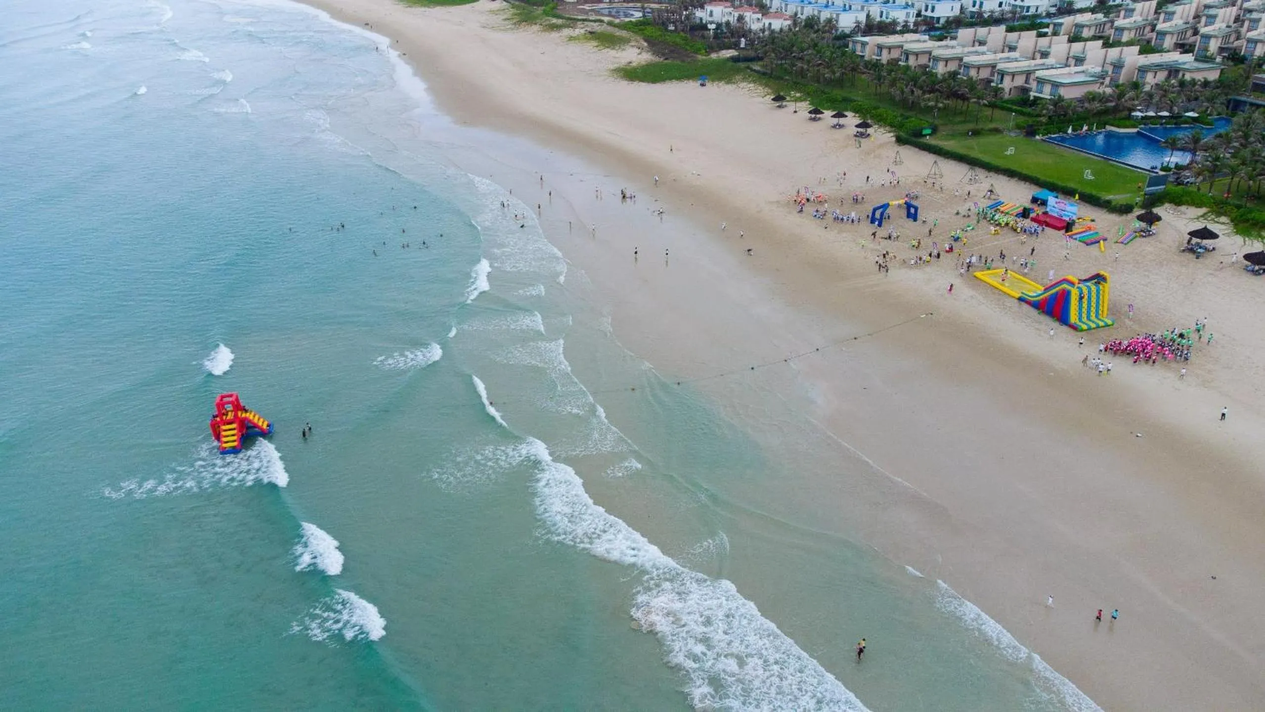 Beach in Seascape Villas In Long Beach Cam Ranh