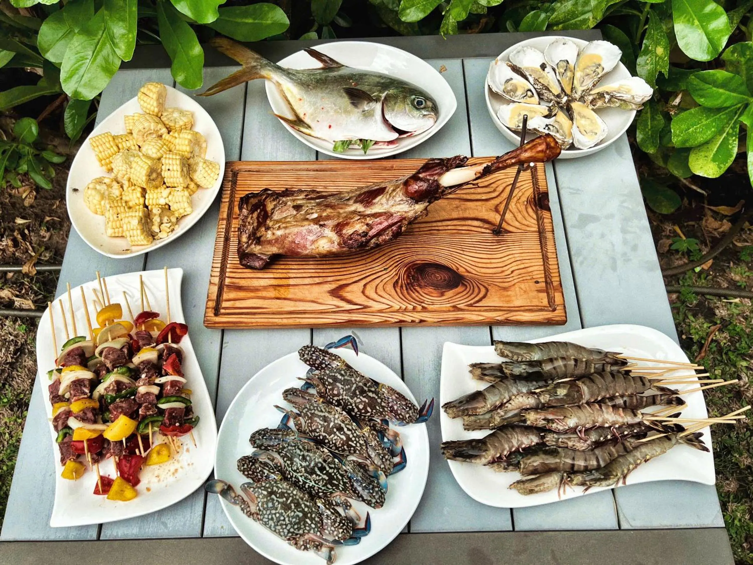 BBQ facilities in Seascape Villas In Long Beach Cam Ranh