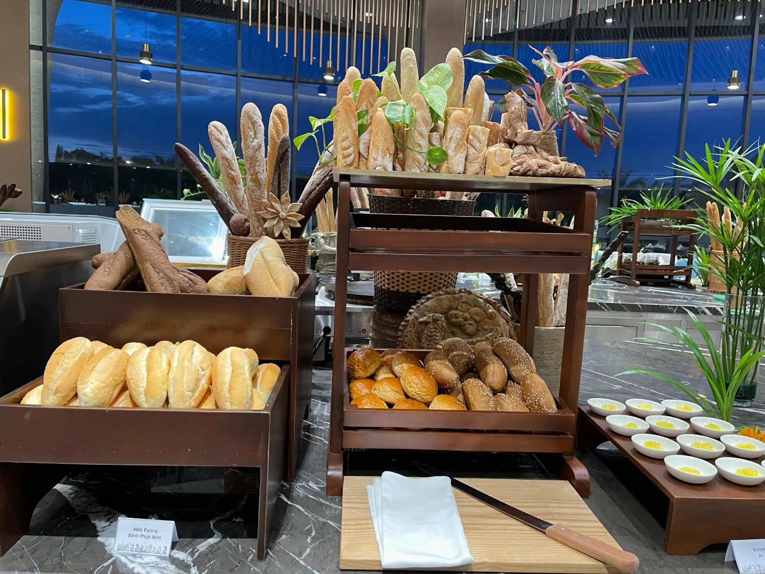 Buffet breakfast in Seascape Villas In Long Beach Cam Ranh