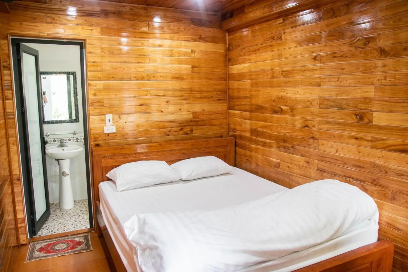 Bed in Cao Thạch Homestay