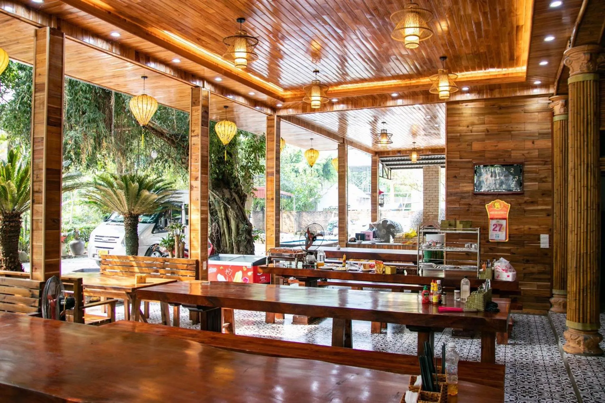 Lobby or reception in Cao Thạch Homestay