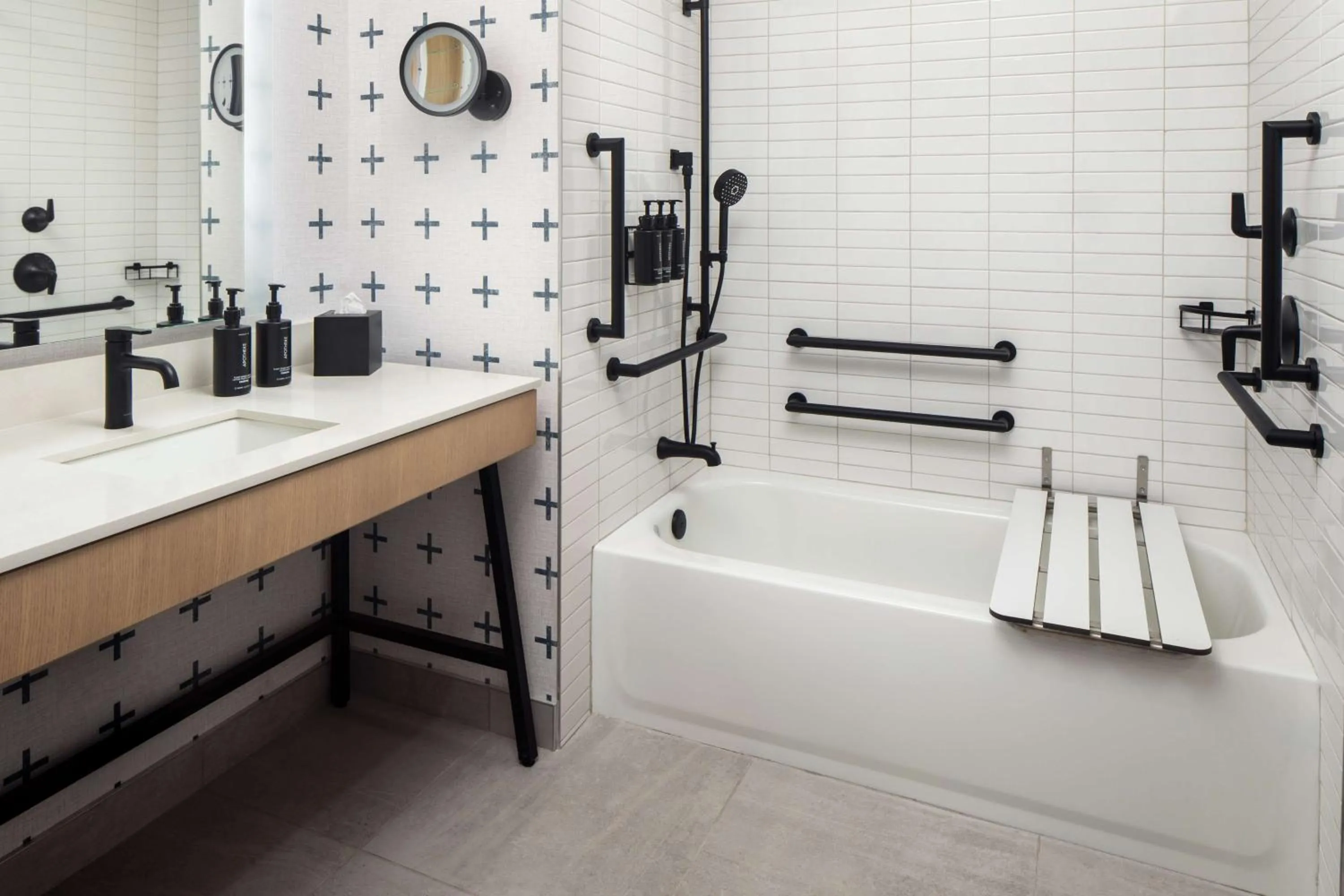 Bathroom in Canopy By Hilton Sioux Falls Downtown