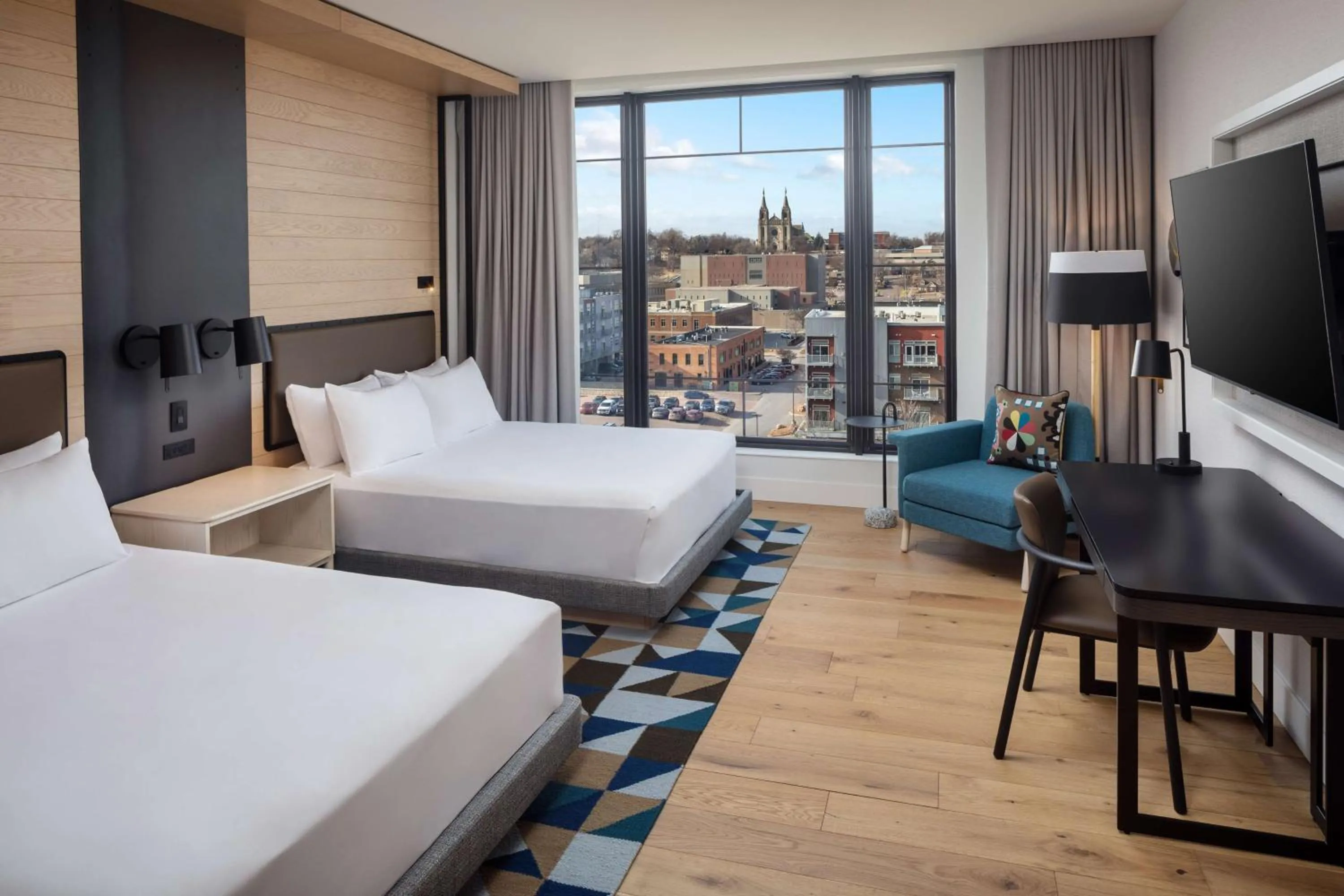 Bed in Canopy By Hilton Sioux Falls Downtown