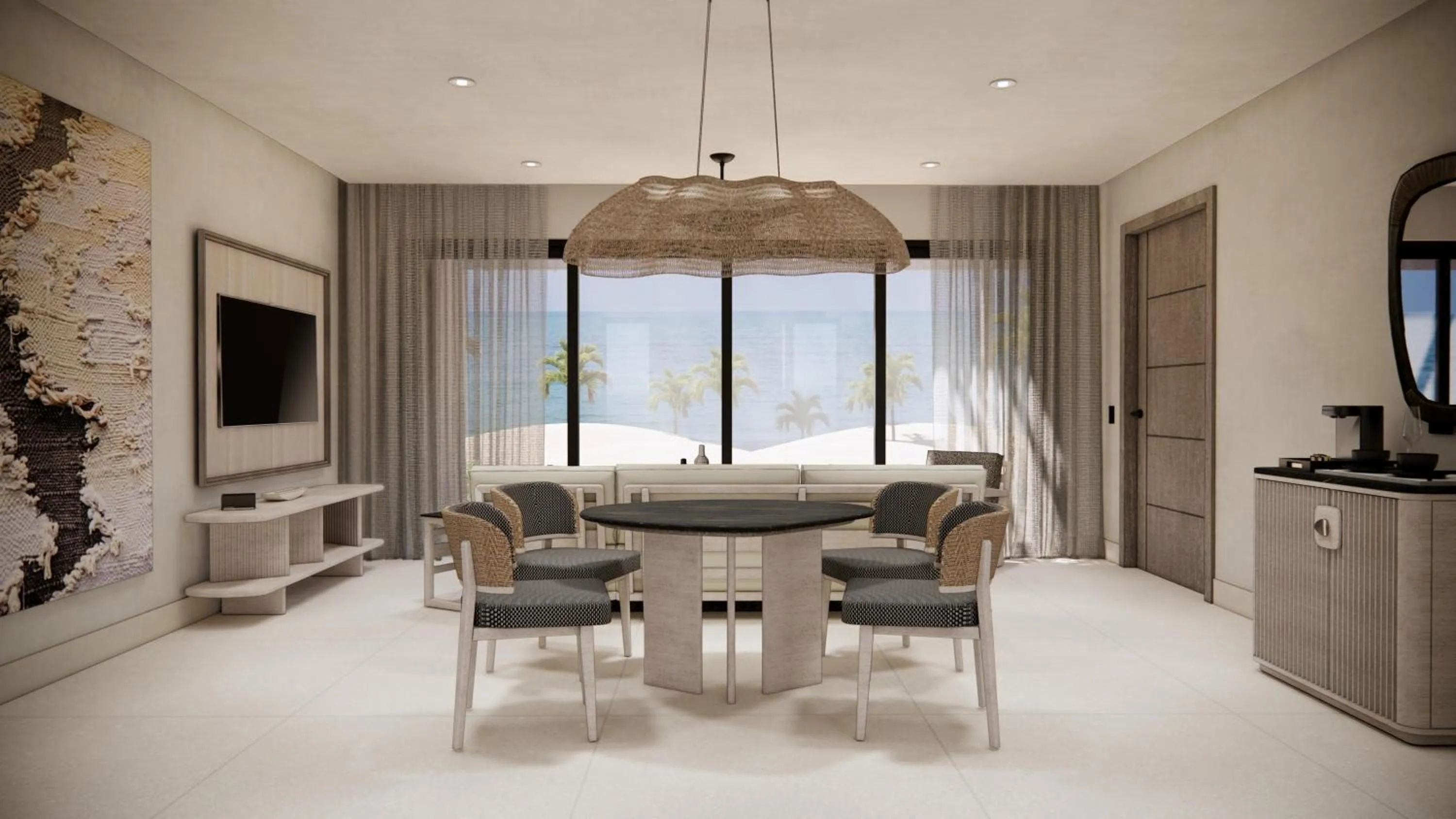 Living room in Zemi Miches Punta Cana All-Inclusive Resort, Curio by Hilton