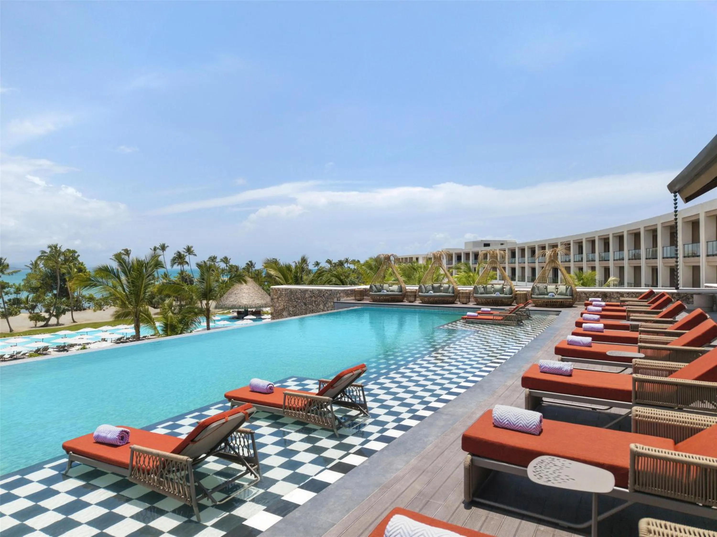 Pool view in Zemi Miches Punta Cana All-Inclusive Resort, Curio by Hilton