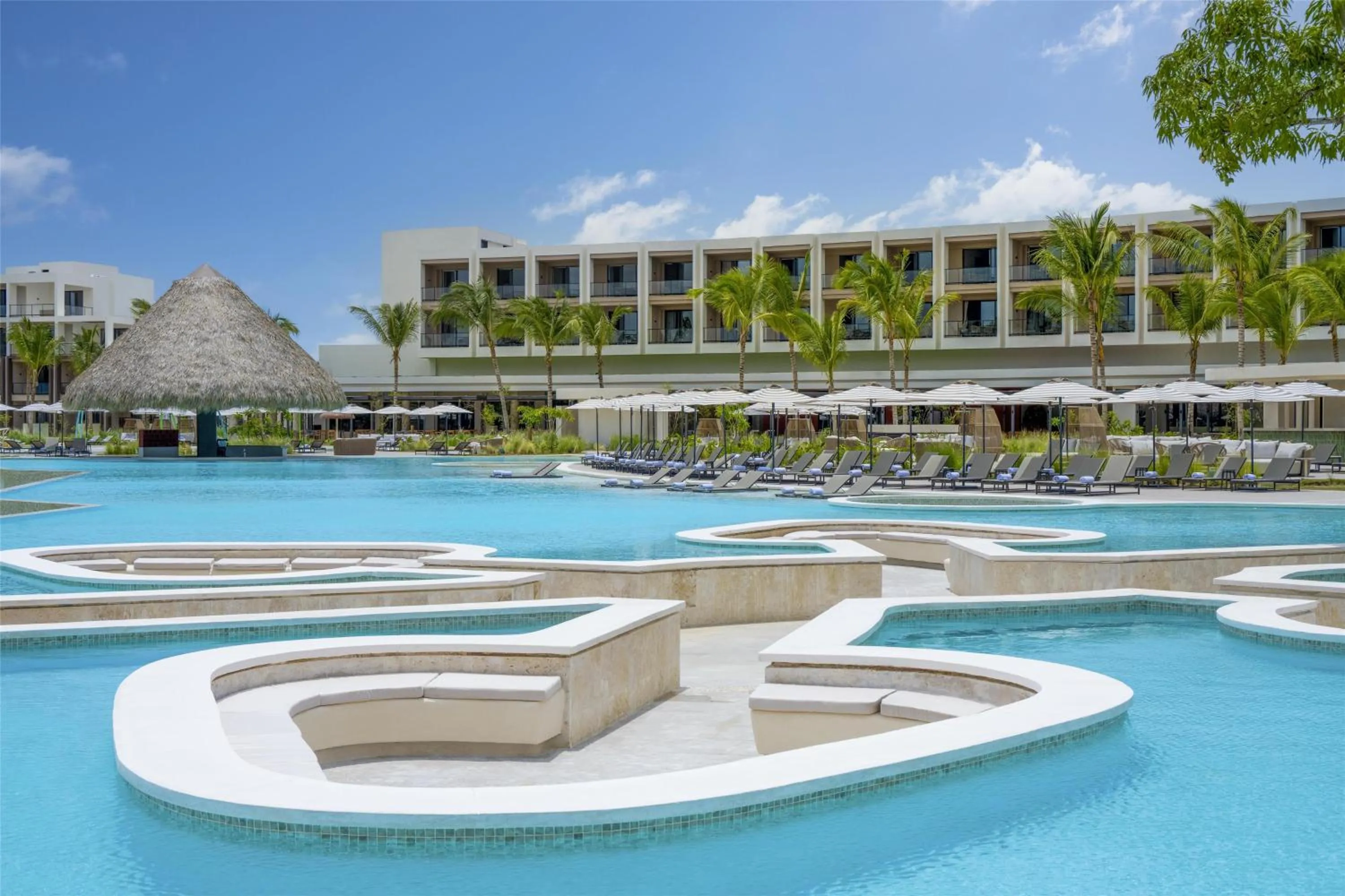 Pool view in Zemi Miches Punta Cana All-Inclusive Resort, Curio by Hilton