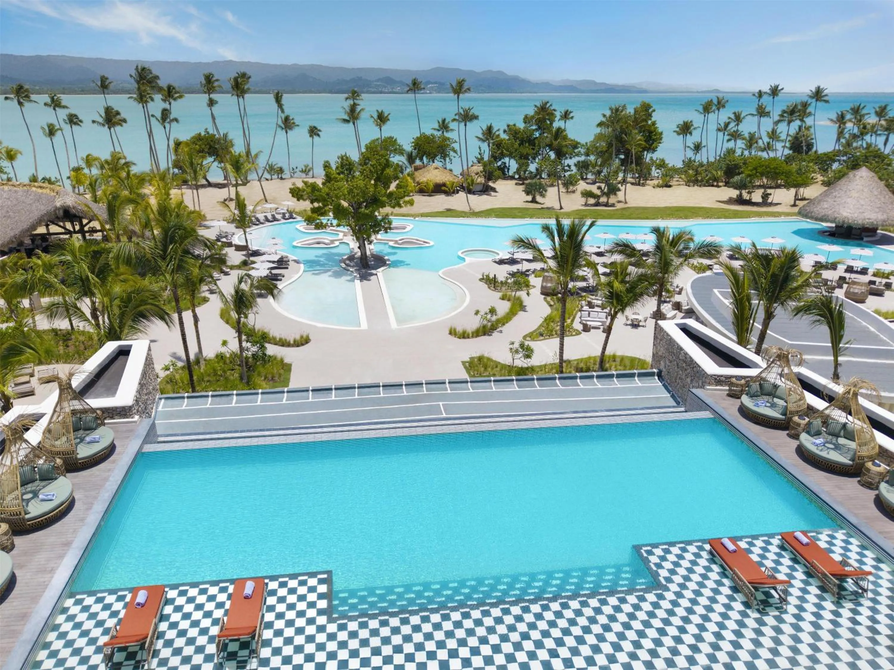 Pool view in Zemi Miches Punta Cana All-Inclusive Resort, Curio by Hilton