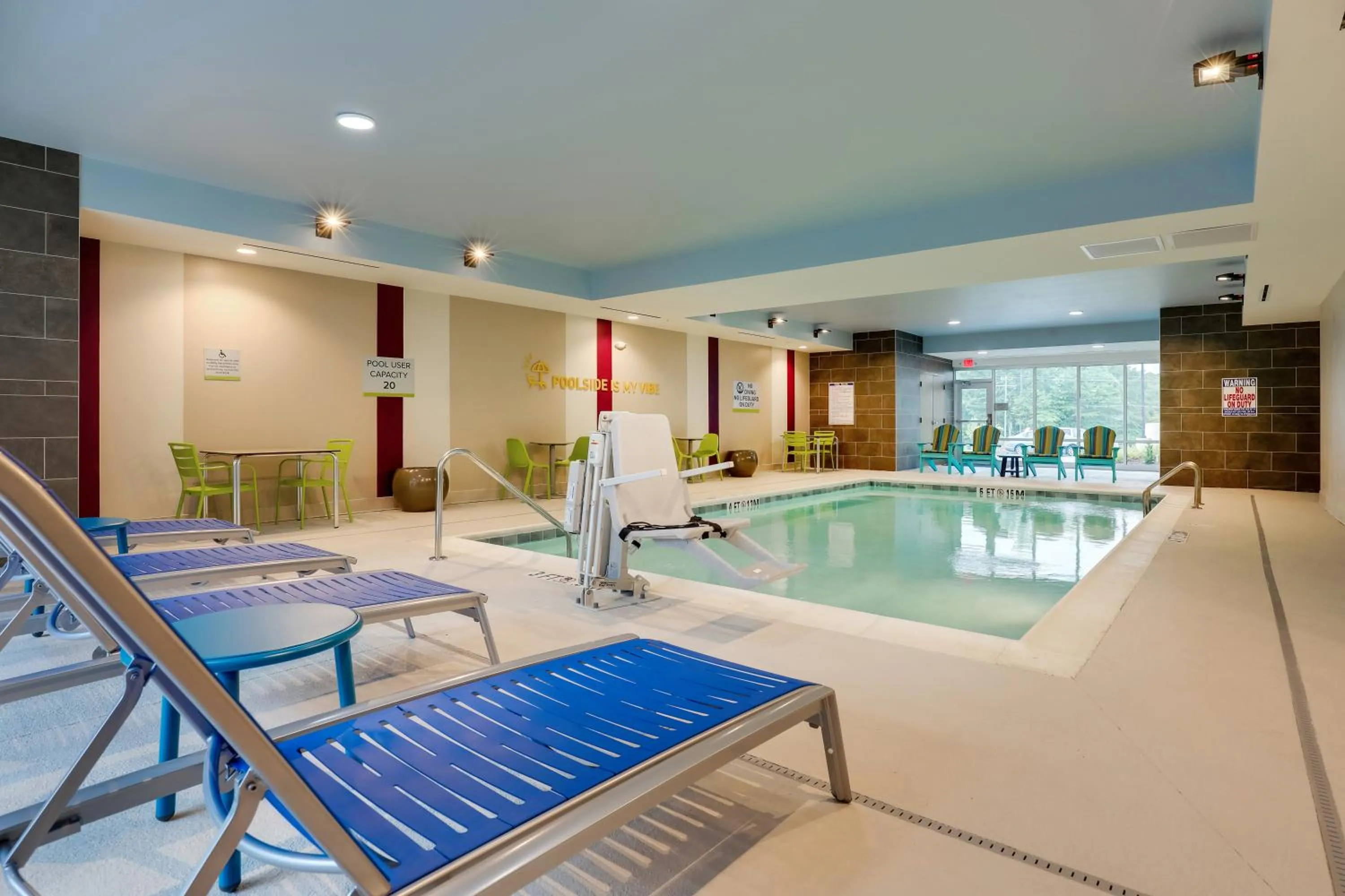 Pool view in Home2 Suites By Hilton Sanford