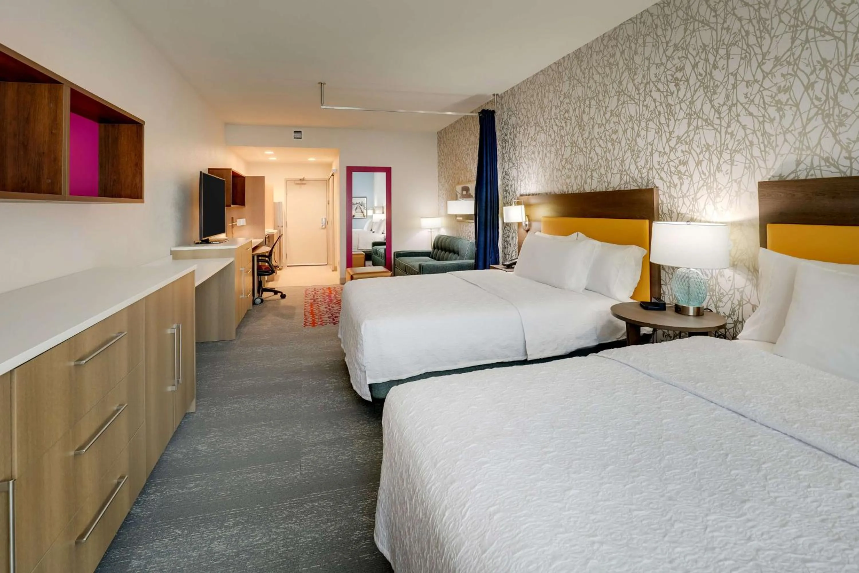 Bed in Home2 Suites By Hilton Sanford