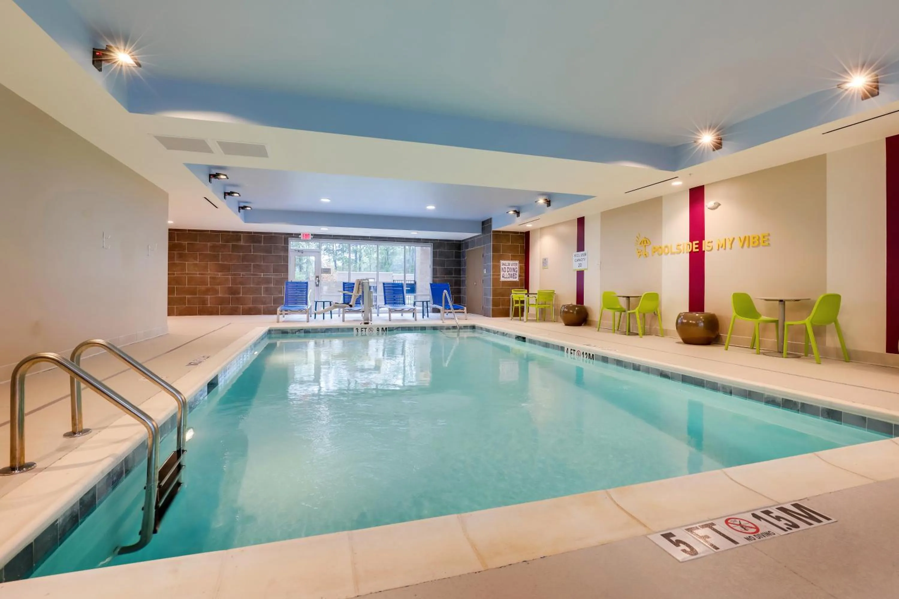Pool view in Home2 Suites By Hilton Sanford