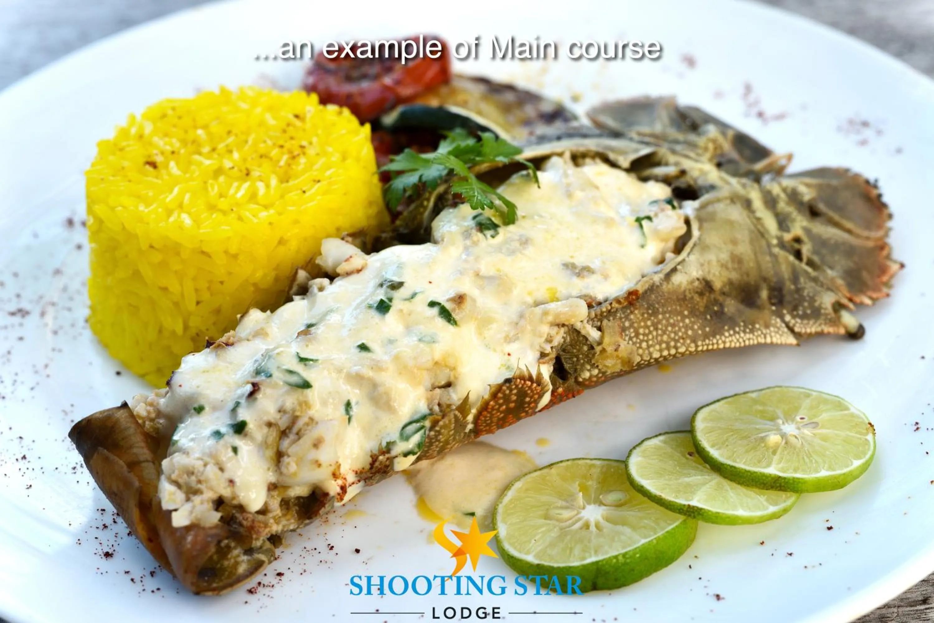 Food close-up in Shooting Star Boutique Hotel