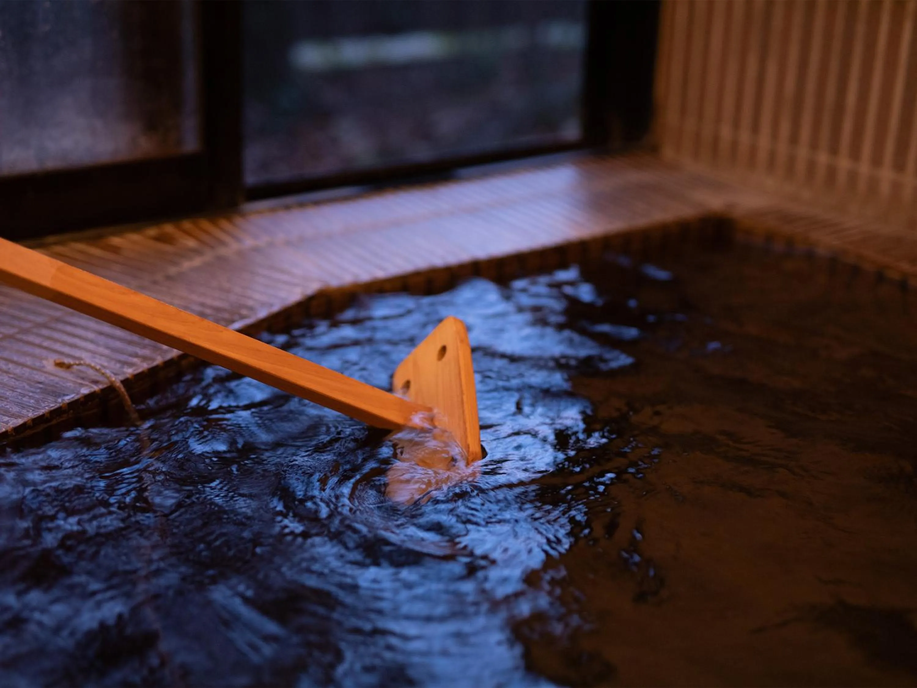Hot Spring Bath in Yufuin Onsen Ryokan Hananomai