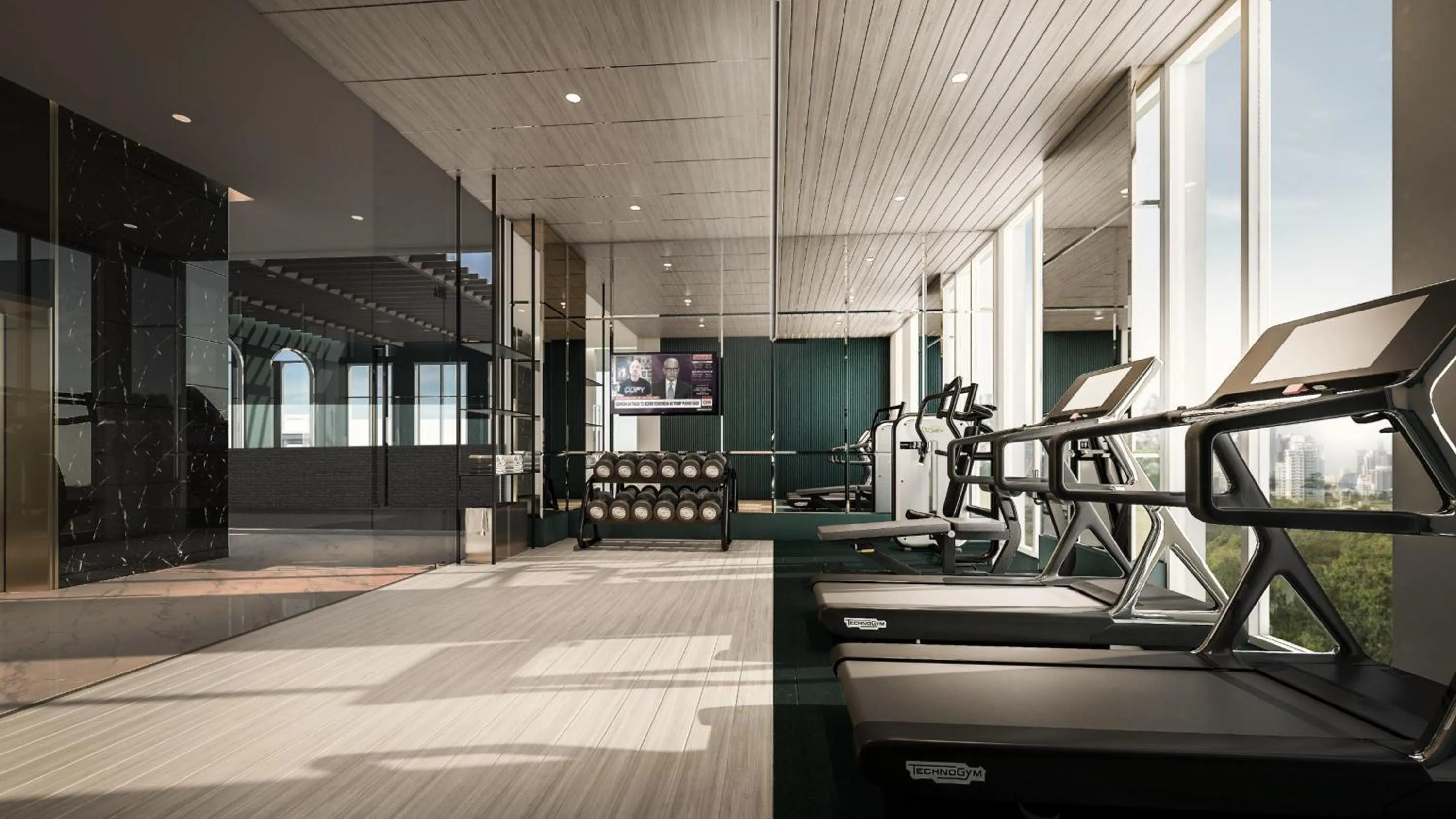 Fitness centre/facilities in ARNI Skye Hotel
