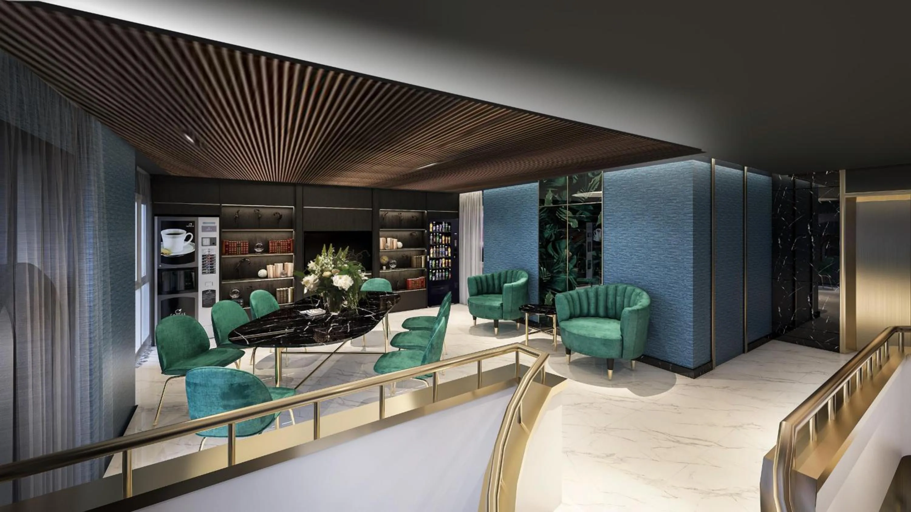 Communal lounge/ TV room in ARNI Skye Hotel