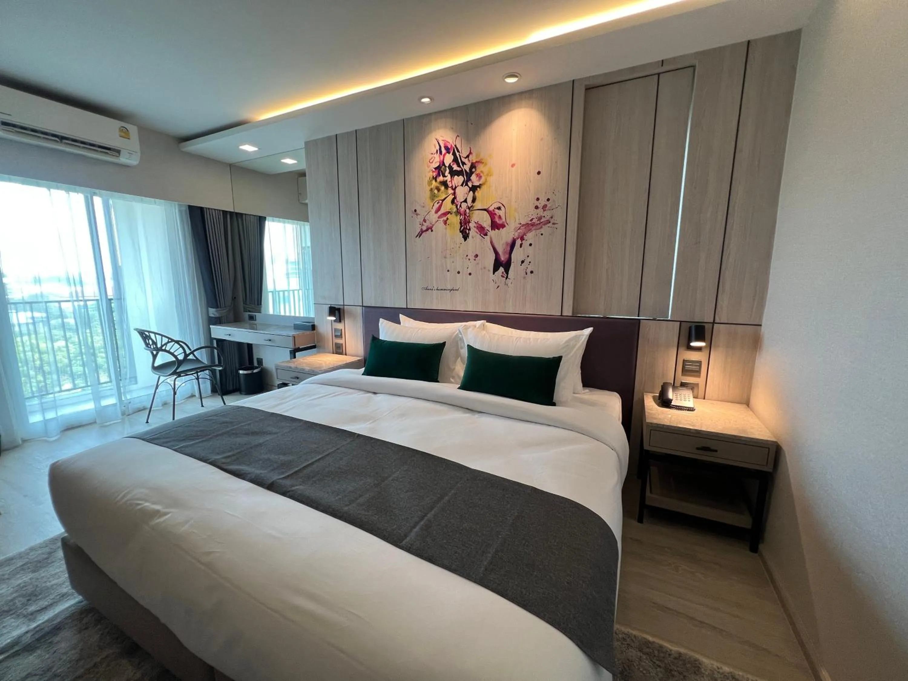 Bed in ARNI Skye Hotel