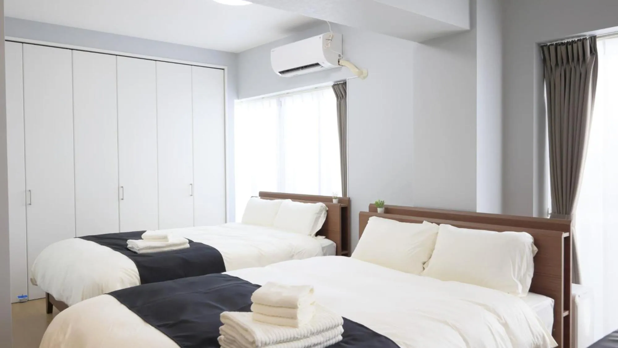 Bed in Crice Hotel Ishigakijima