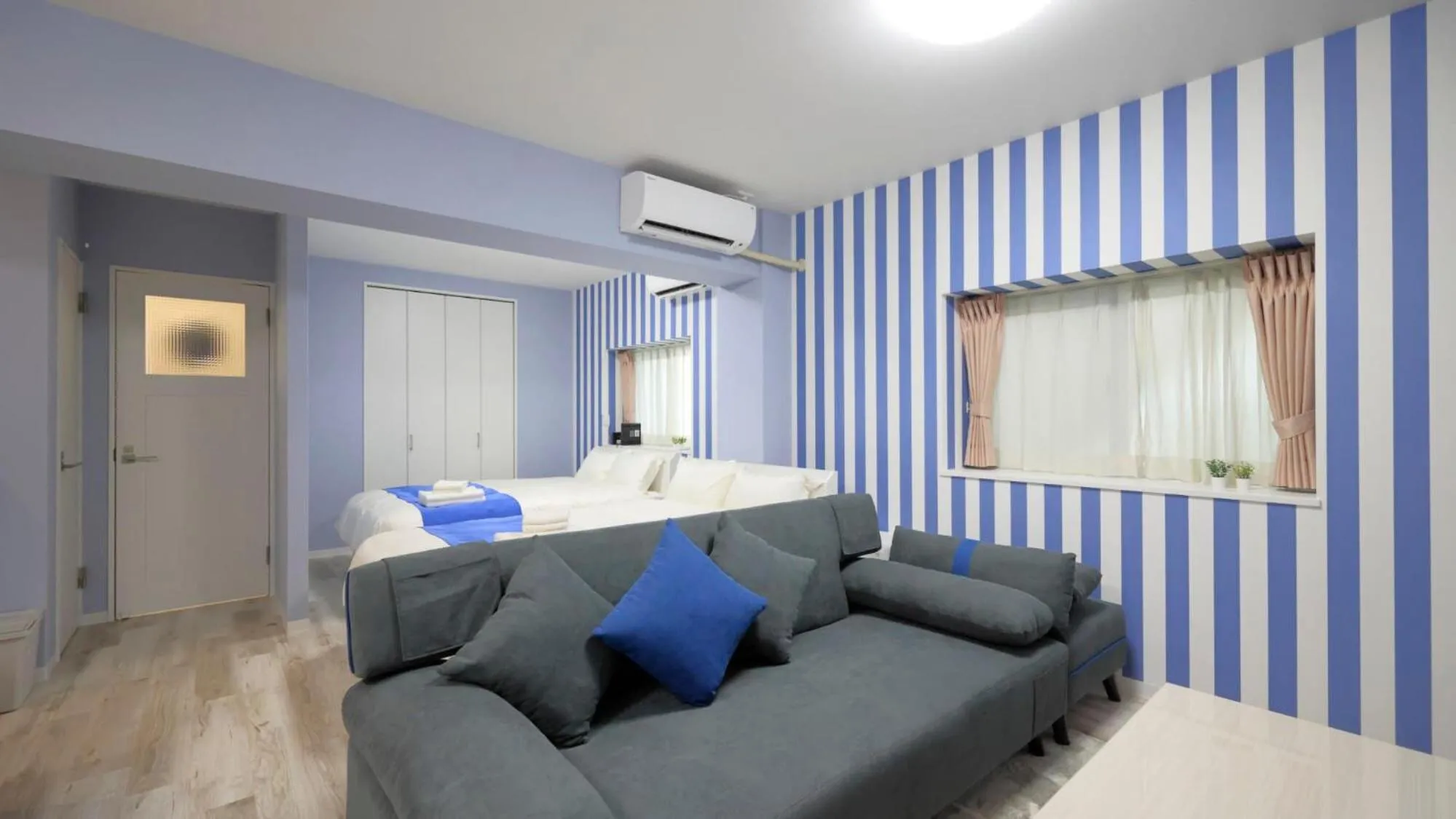 Bed in Crice Hotel Ishigakijima