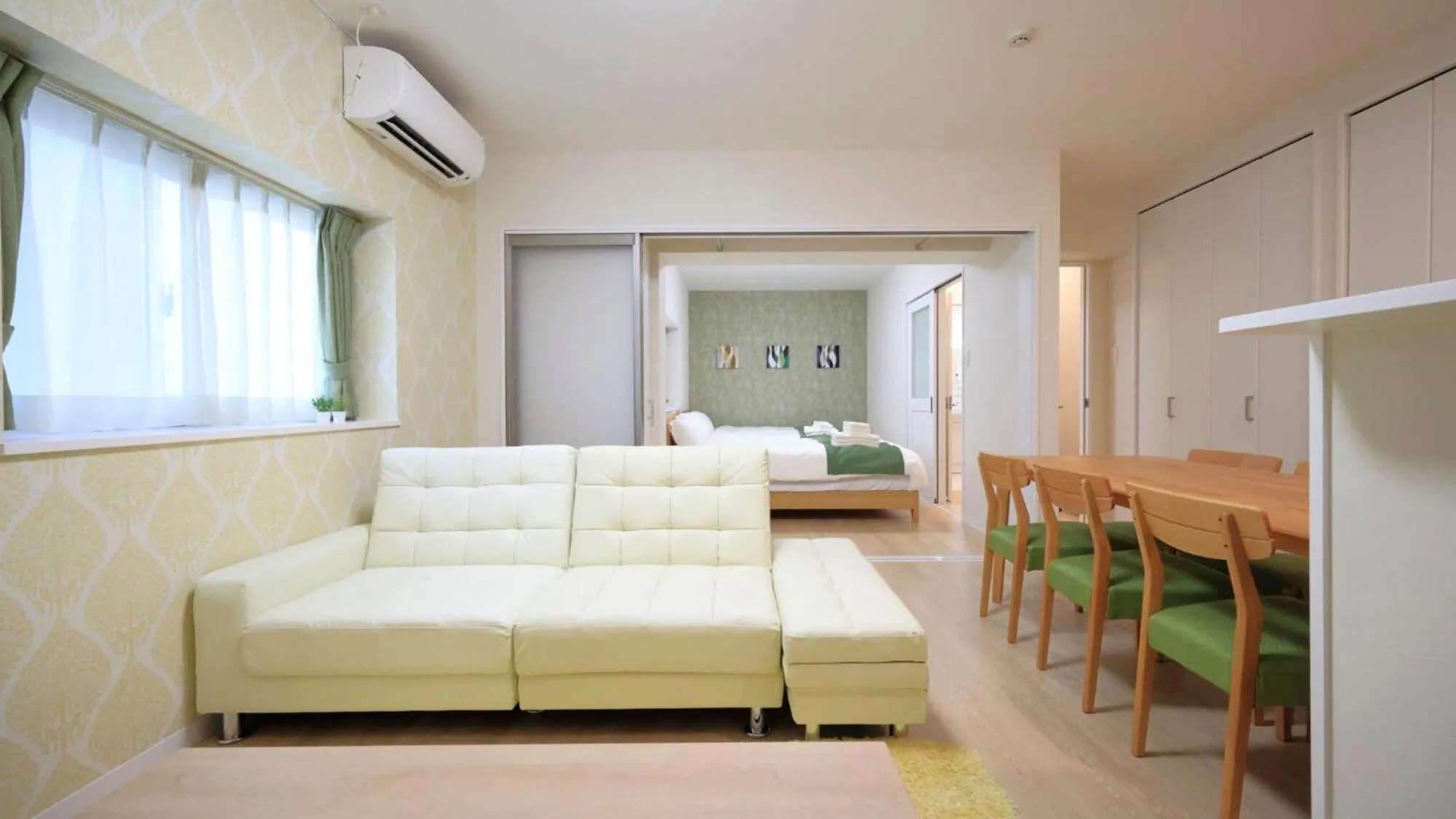 Bed in Crice Hotel Ishigakijima