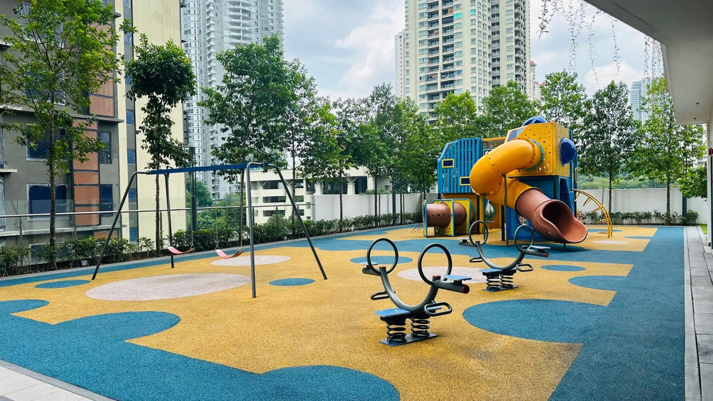 Children play ground in Inspirasi Mont Kiara Residency