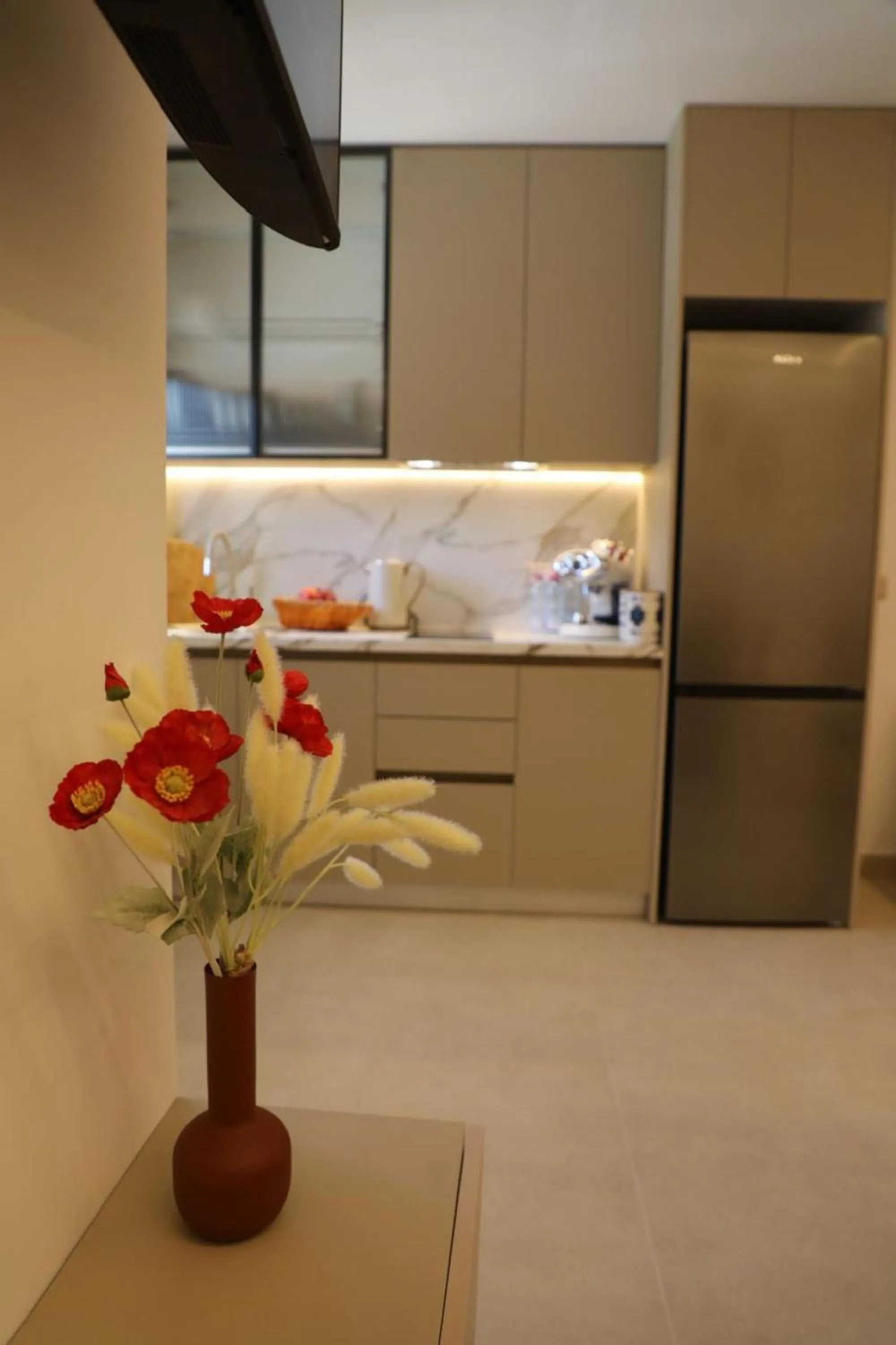 Kitchen or kitchenette in Vila Murati