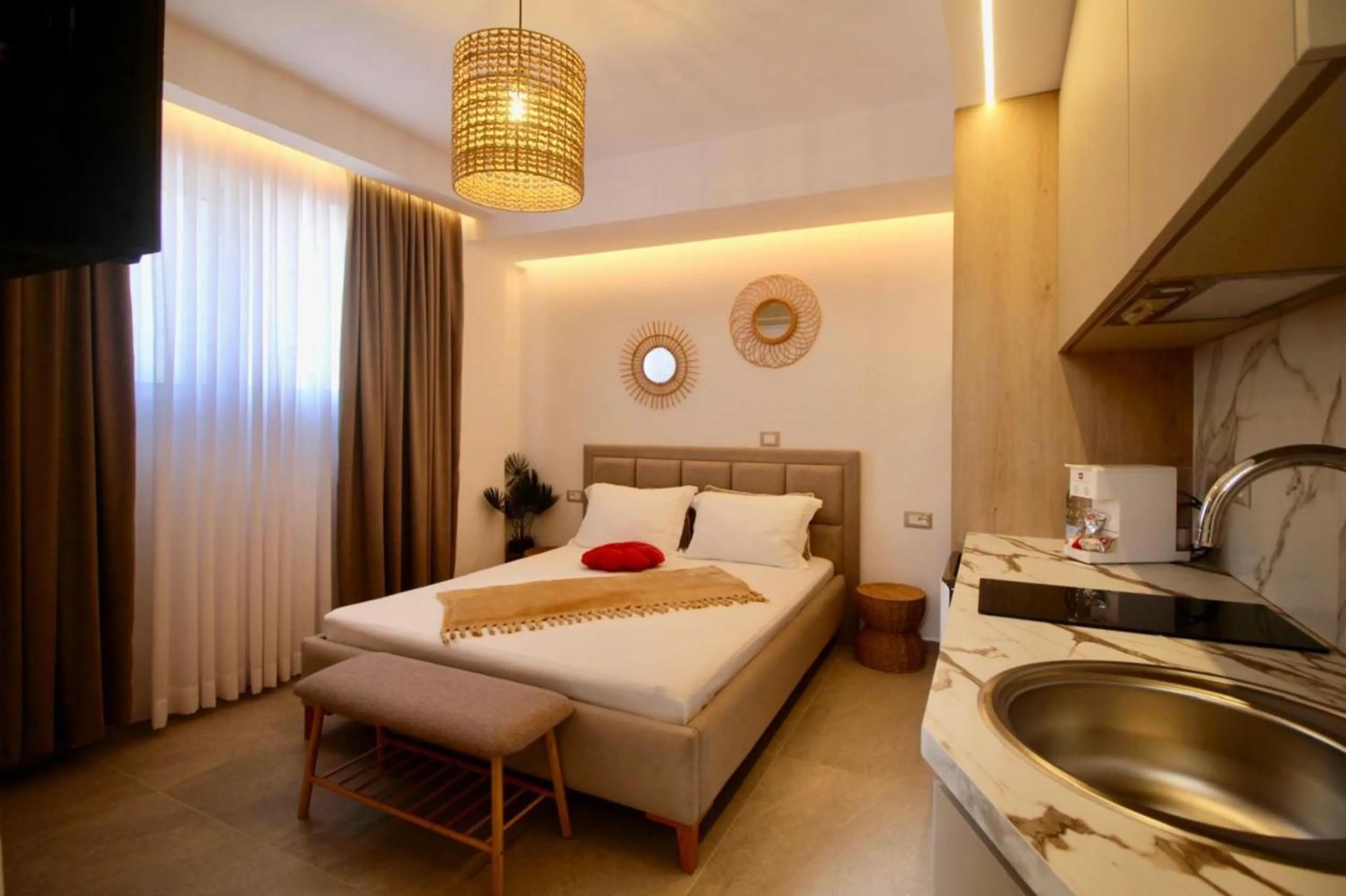 Bed in Vila Murati