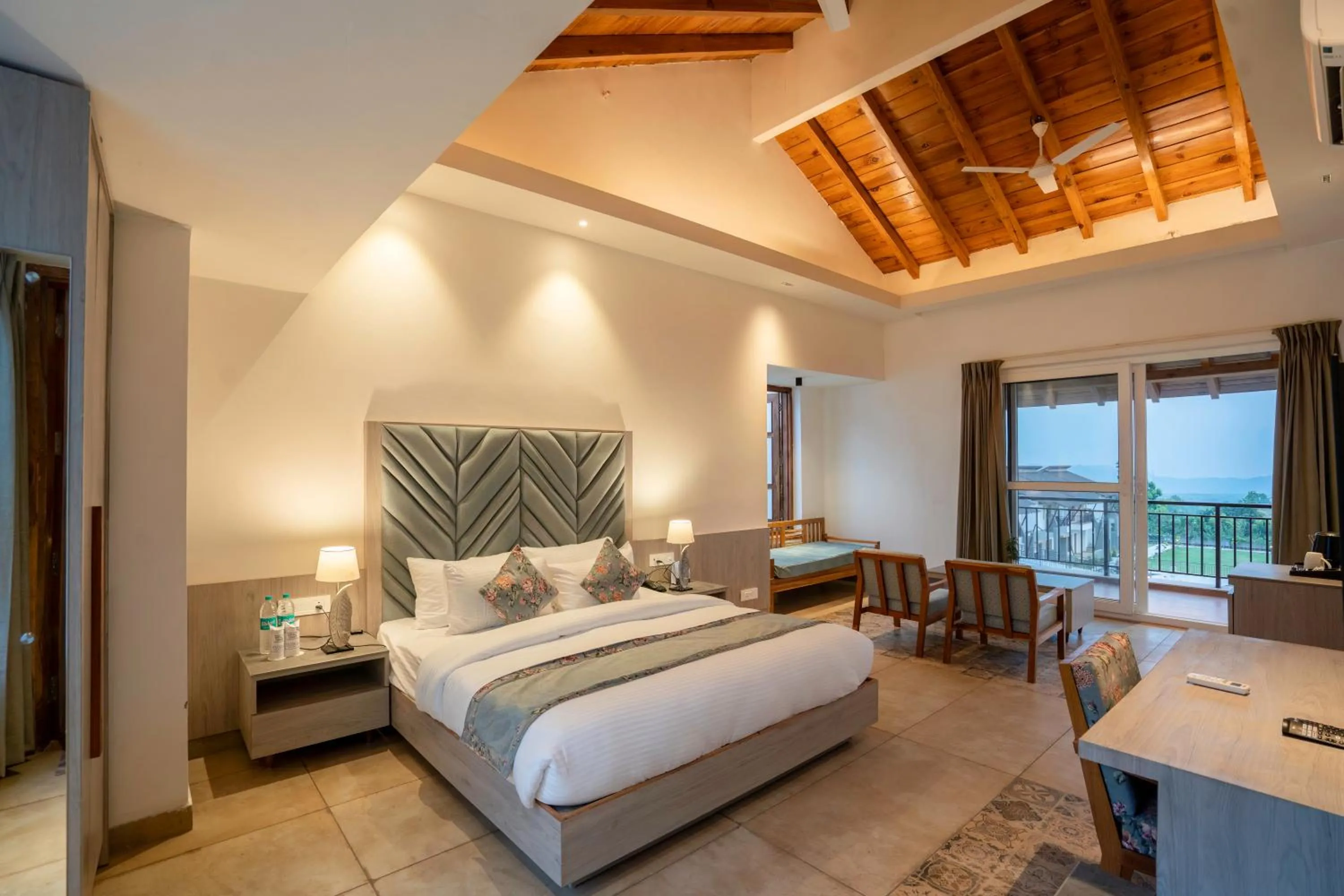 View (from property/room), Bed in Evara Spa & Resort