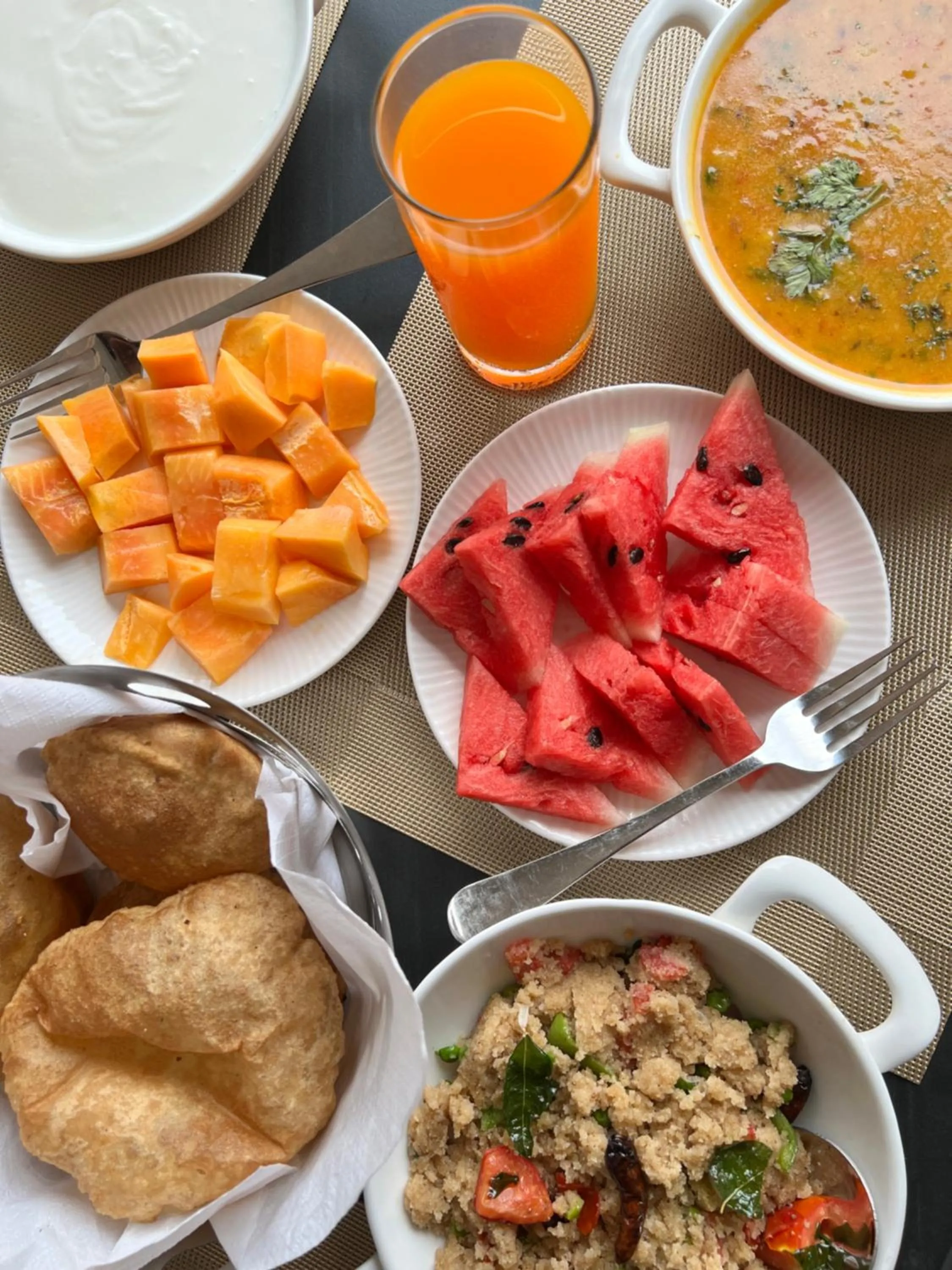 Breakfast in Evara Spa & Resort