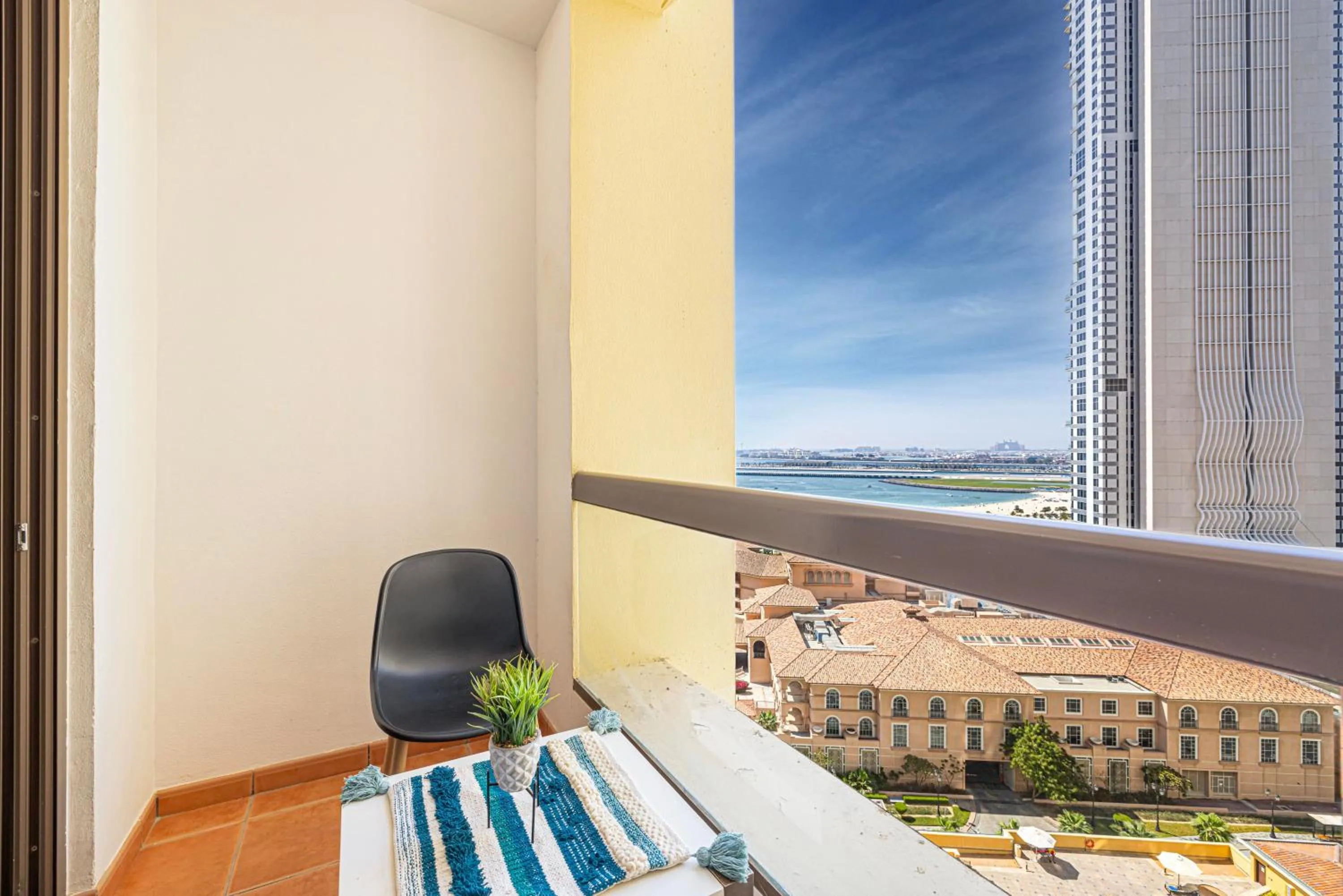 Balcony/Terrace in Sound of the Waves in JBR by Lagom