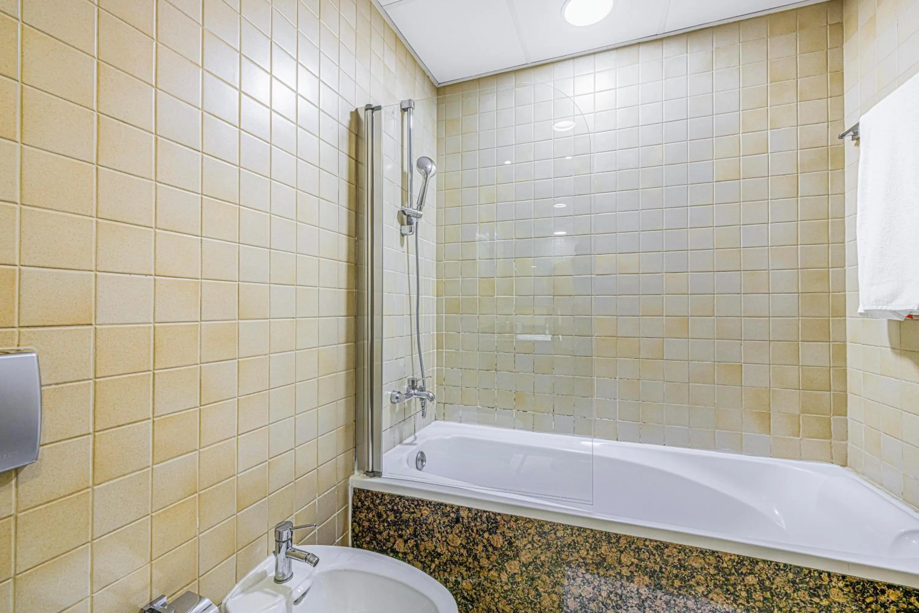 Bathroom in Sound of the Waves in JBR by Lagom