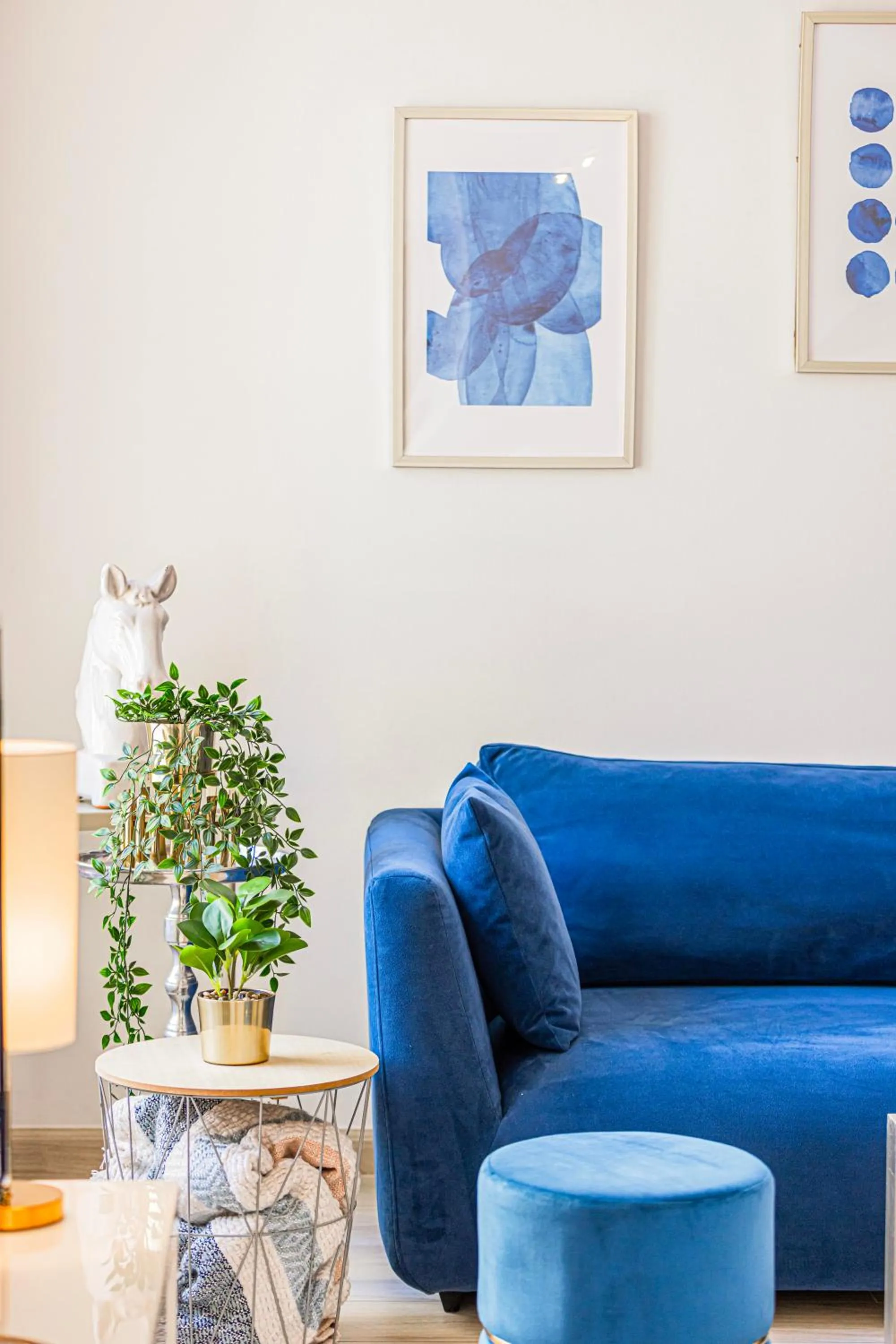 Living room in Sound of the Waves in JBR by Lagom