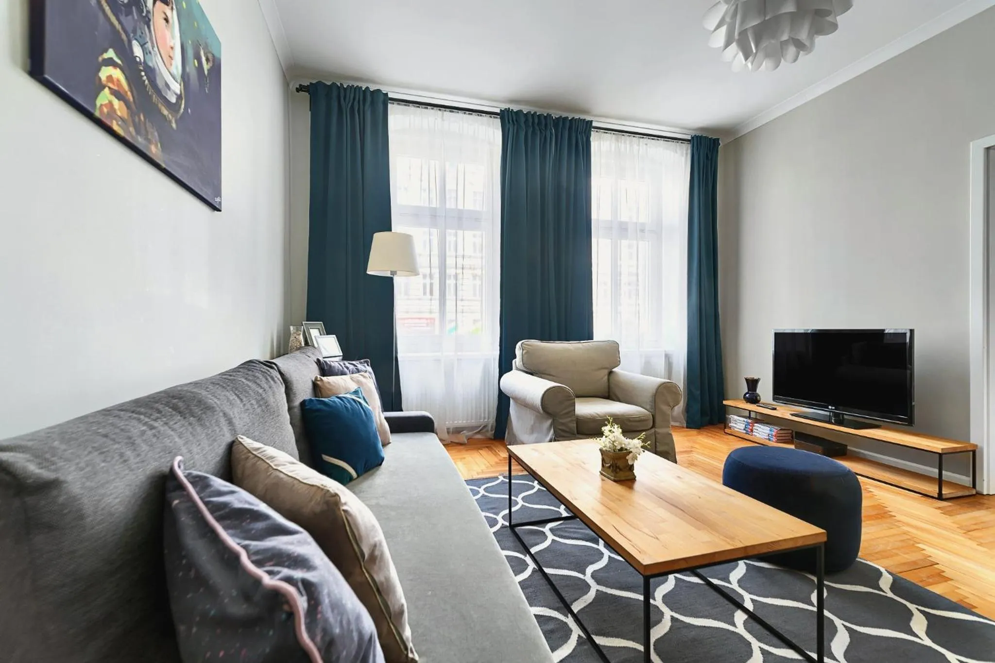 Seating area in MARGI Joy Apartament Cozy in The City Centre