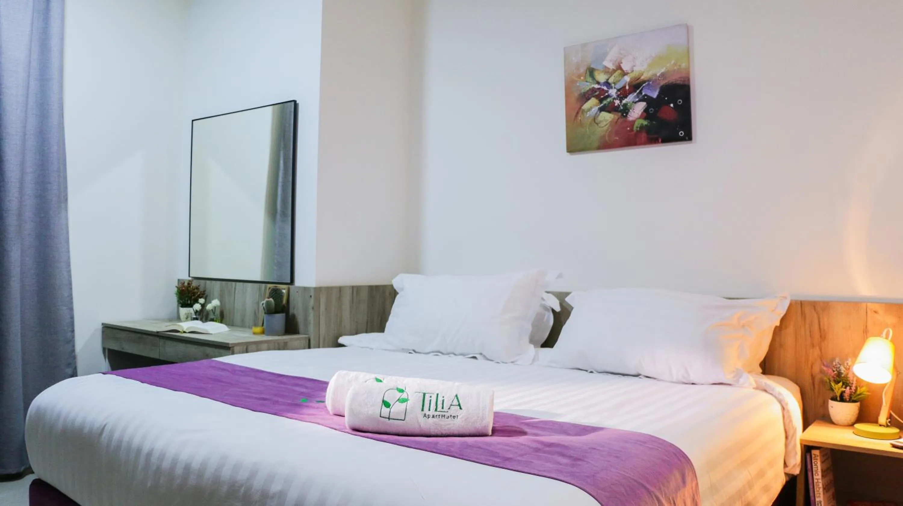 Bed in Tilia Hotel Beirut