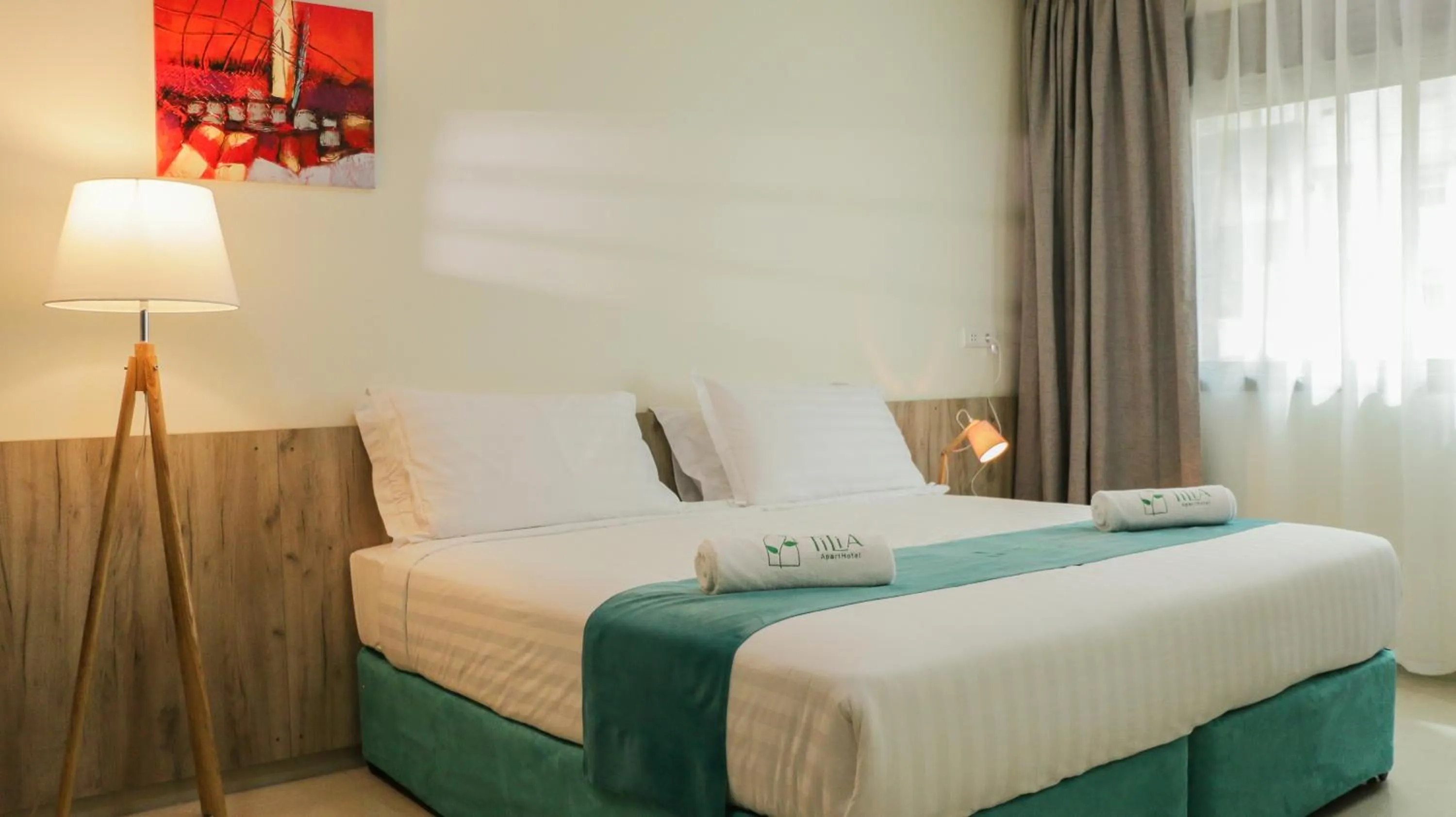 Bed in Tilia Hotel Beirut